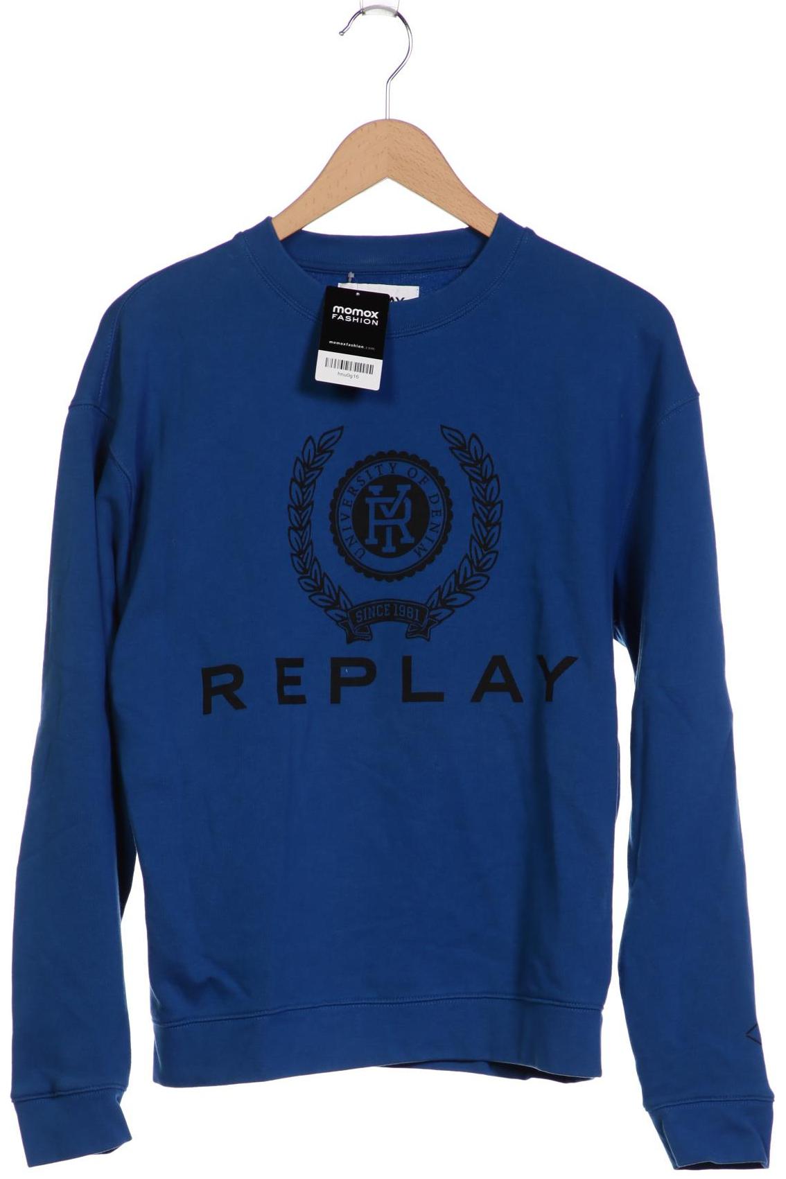 

Replay Damen Sweatshirt, blau, Gr. 38