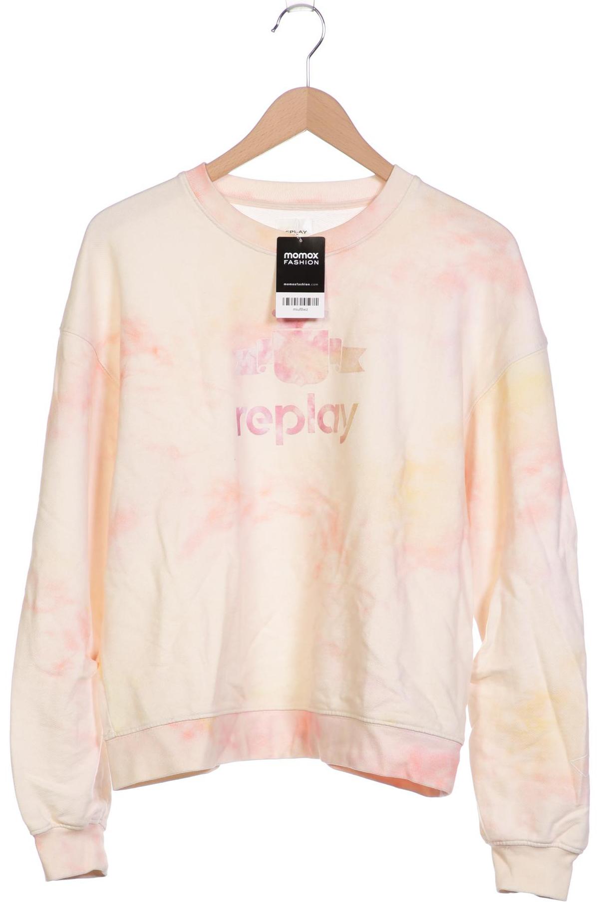 

Replay Damen Sweatshirt, pink, Gr. 42