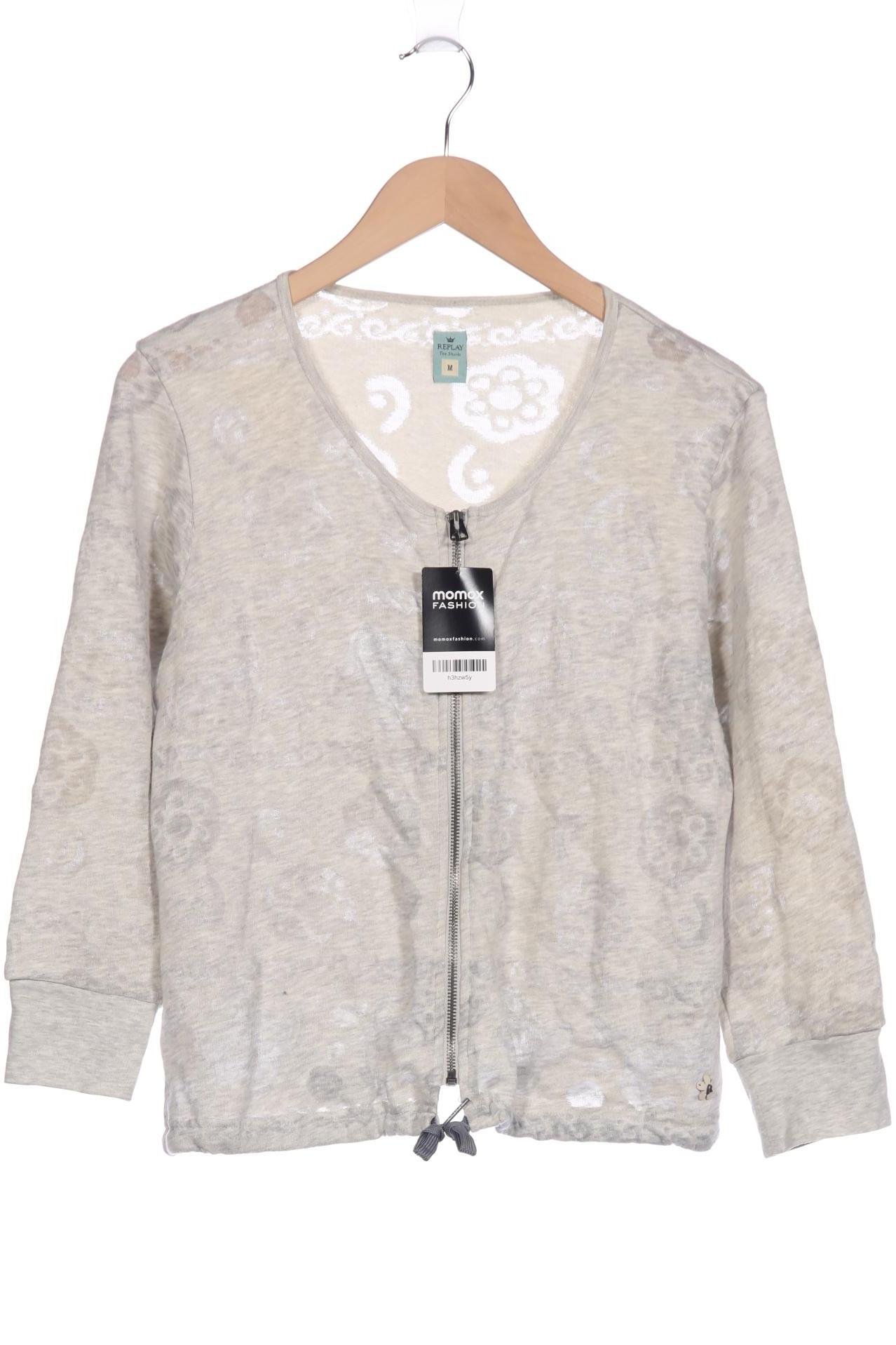 

Replay Damen Sweatshirt, grau, Gr. 38