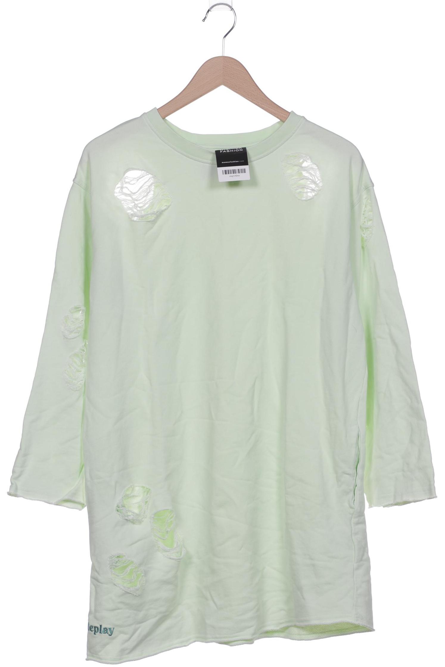 

Replay Damen Sweatshirt, hellgrün, Gr. 34
