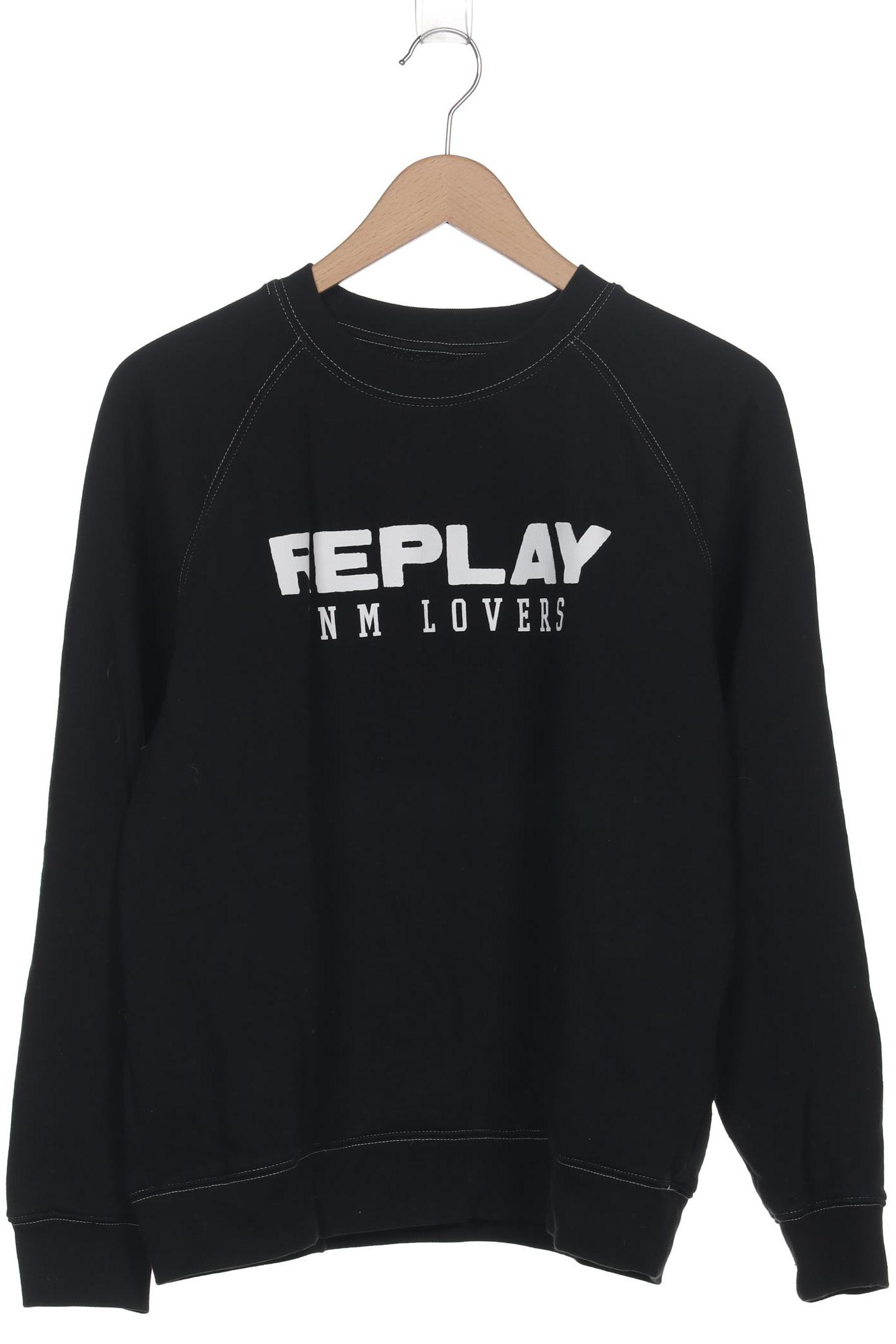 

Replay Damen Sweatshirt, schwarz, Gr. 42