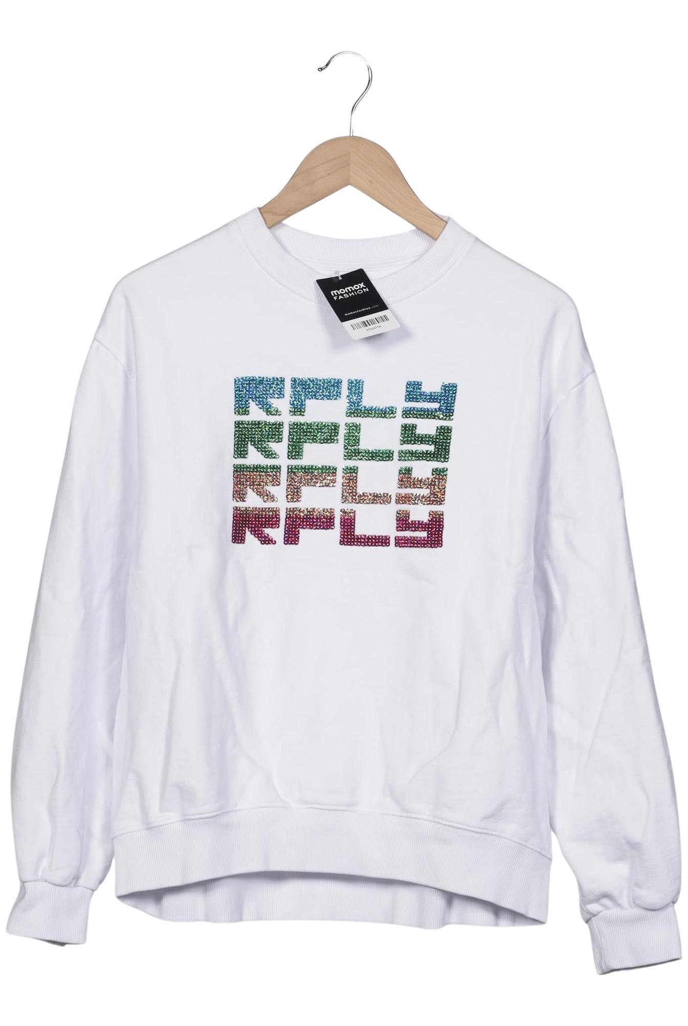 

Replay Damen Sweatshirt, weiß, Gr. 36