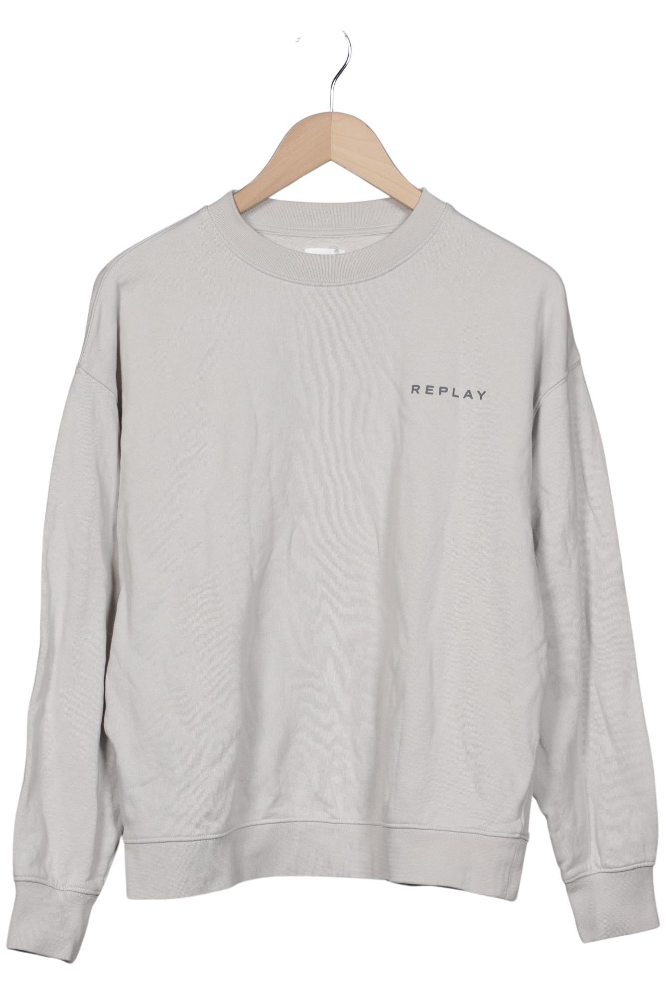 

Replay Damen Sweatshirt, grau, Gr. 36