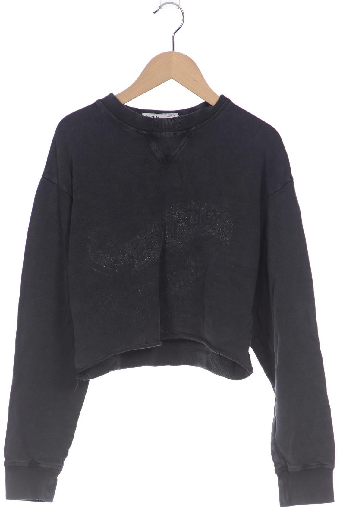 

Replay Damen Sweatshirt, grau, Gr. 34