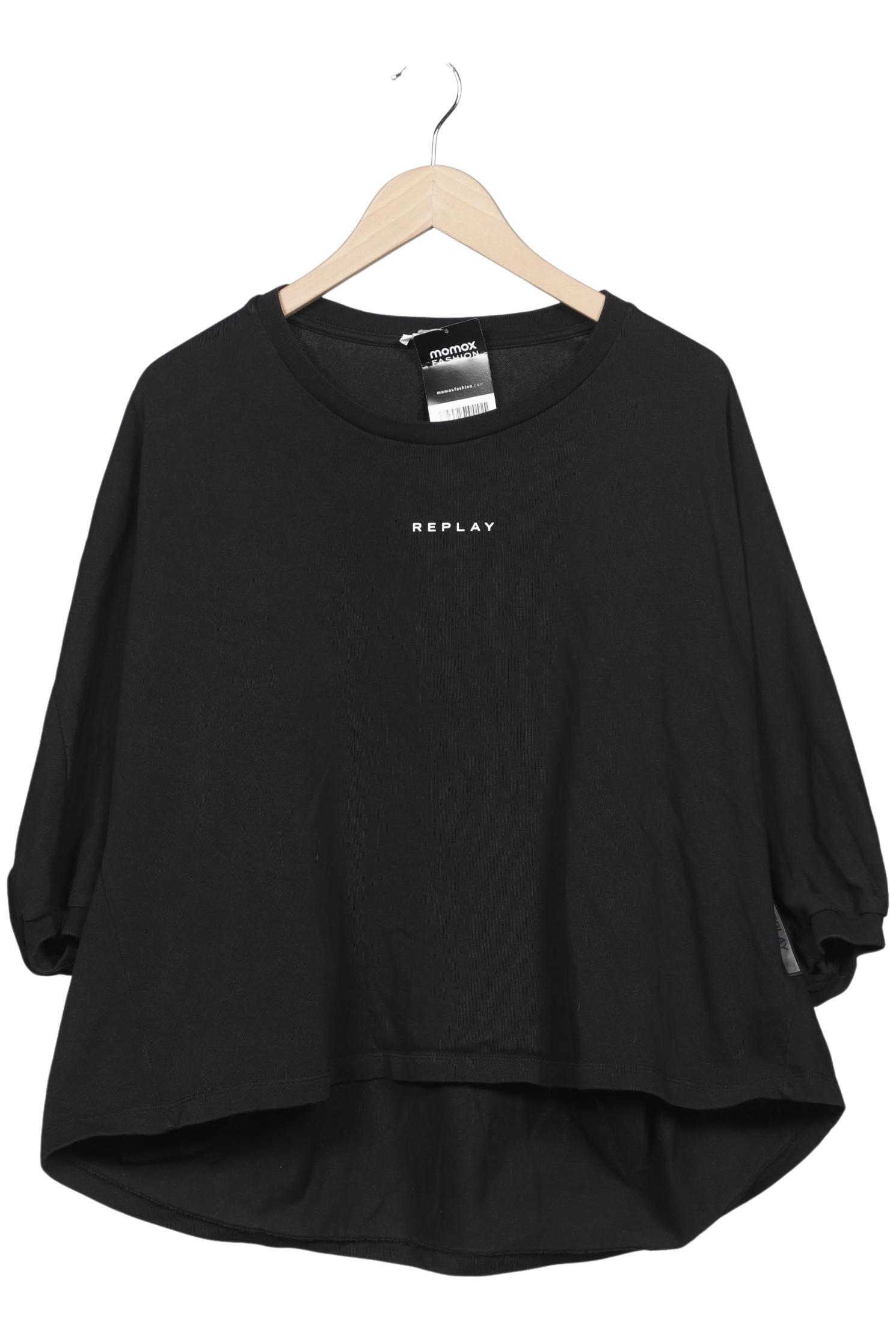 

Replay Damen Sweatshirt, schwarz, Gr. 42