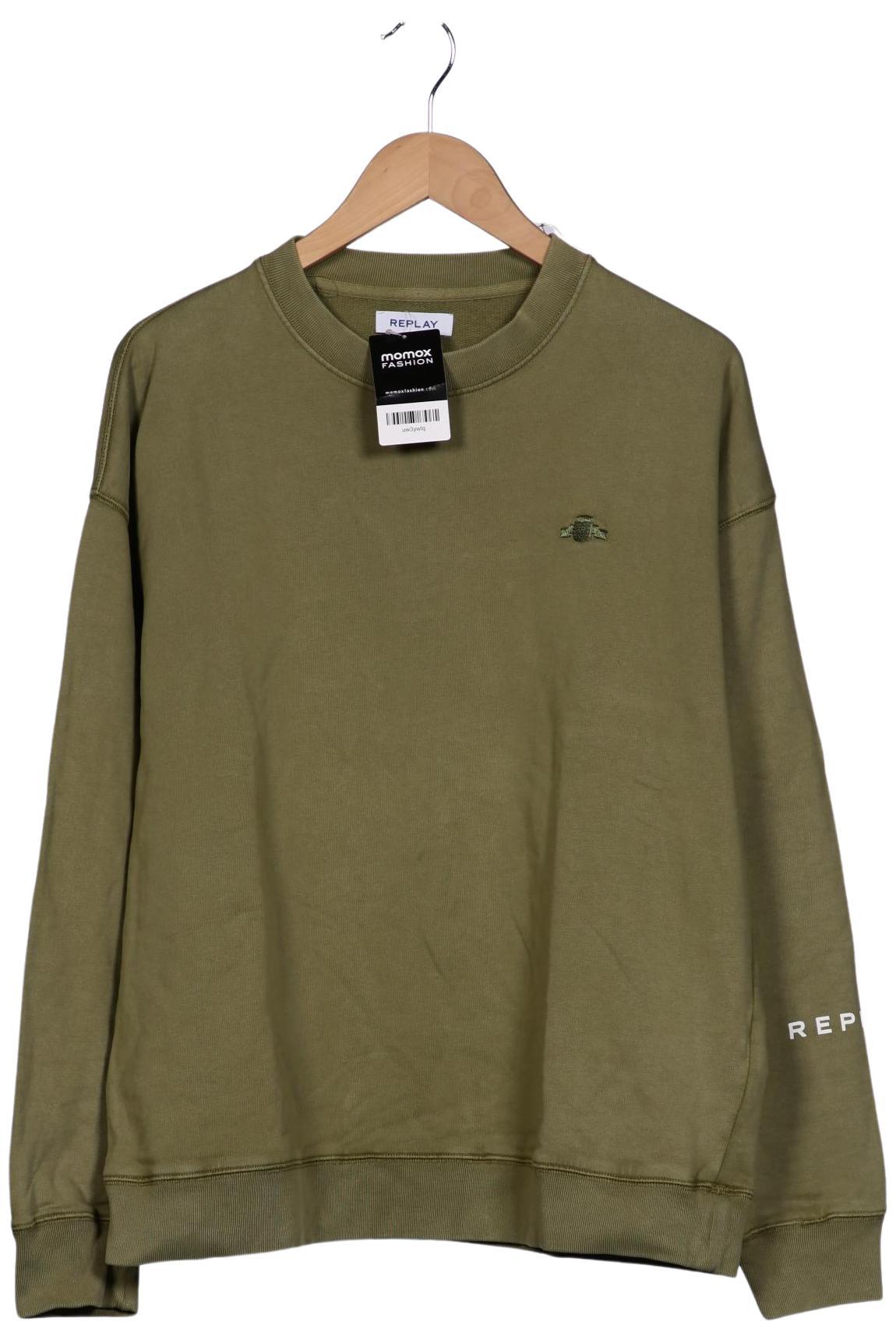 

Replay Damen Sweatshirt, grün, Gr. 42