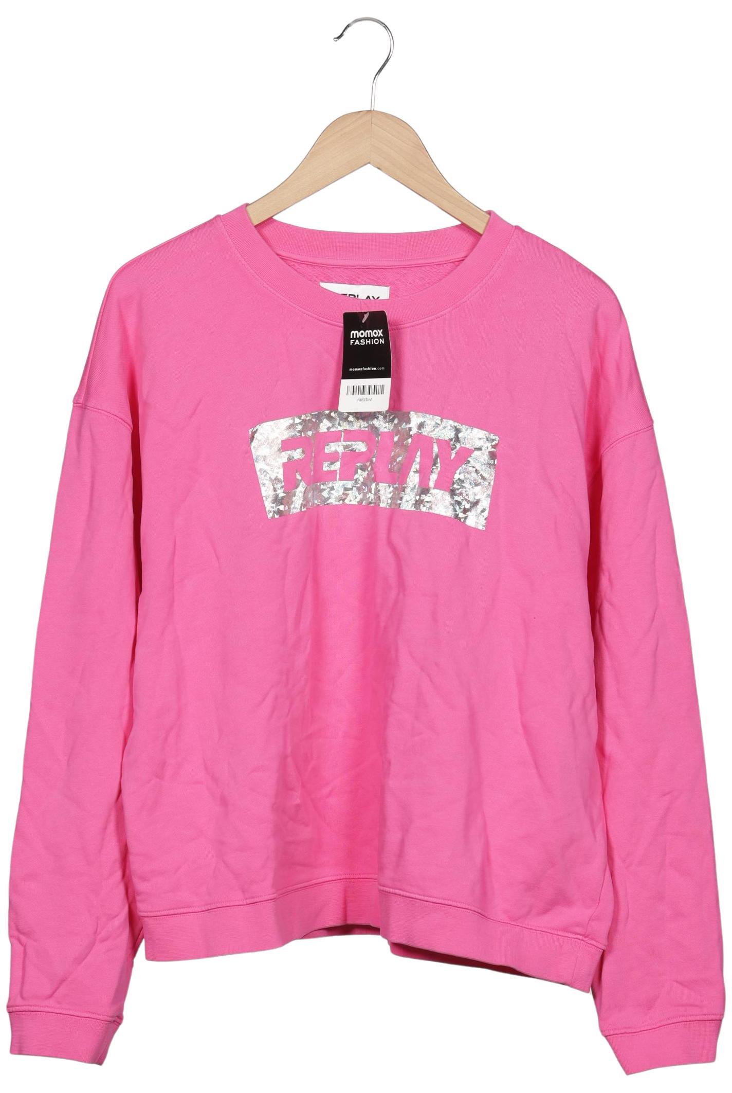 

Replay Damen Sweatshirt, pink, Gr. 42