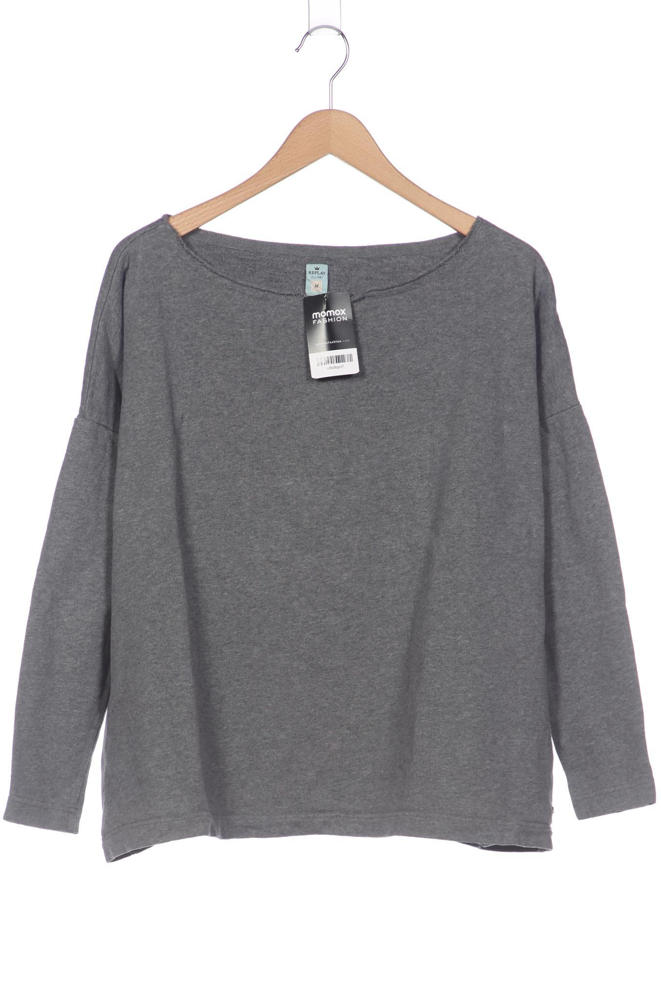 

Replay Damen Sweatshirt, grau, Gr. 38