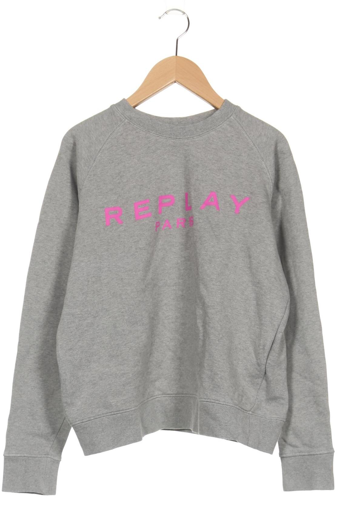 

Replay Damen Sweatshirt, grau, Gr. 36