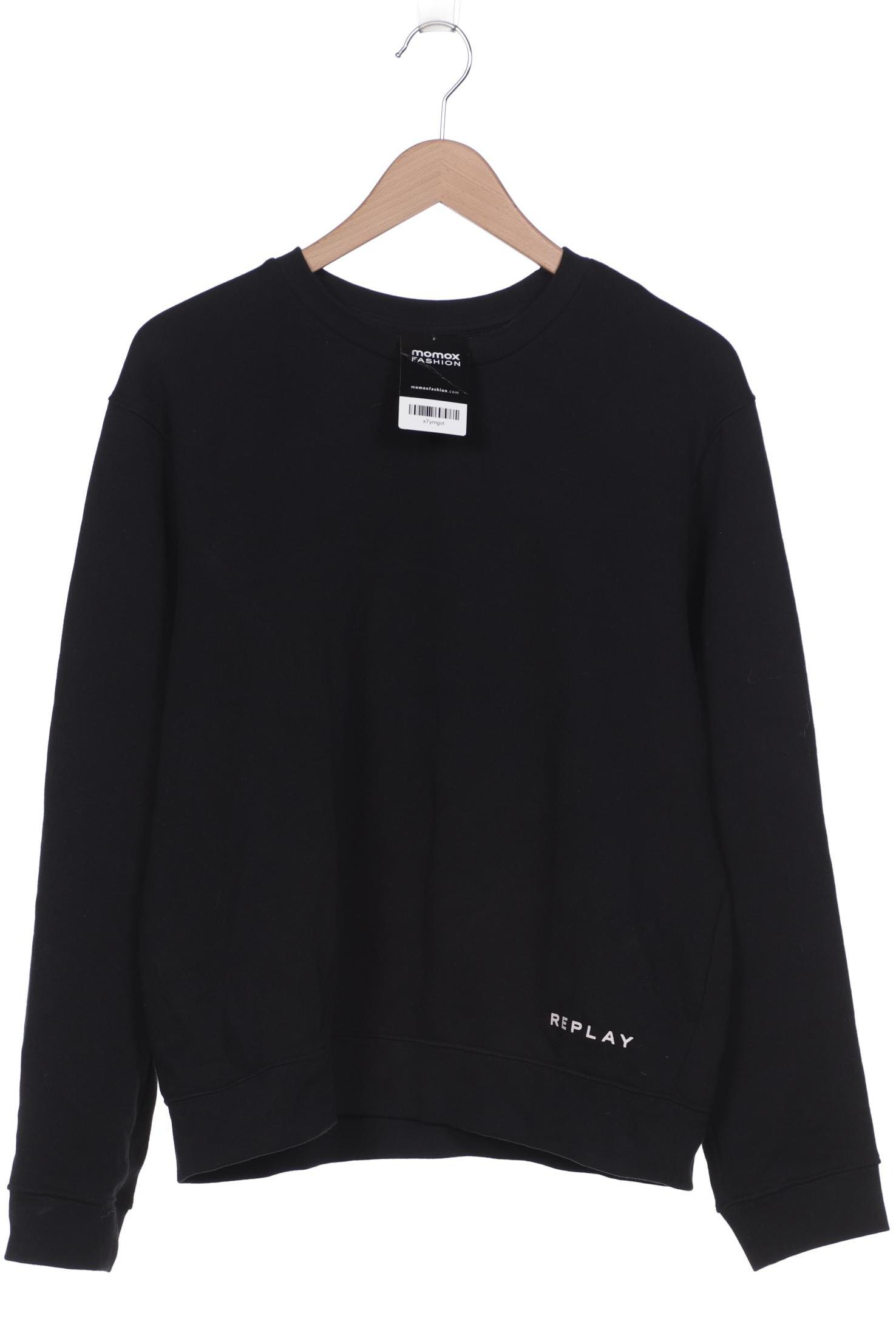 

Replay Damen Sweatshirt, schwarz