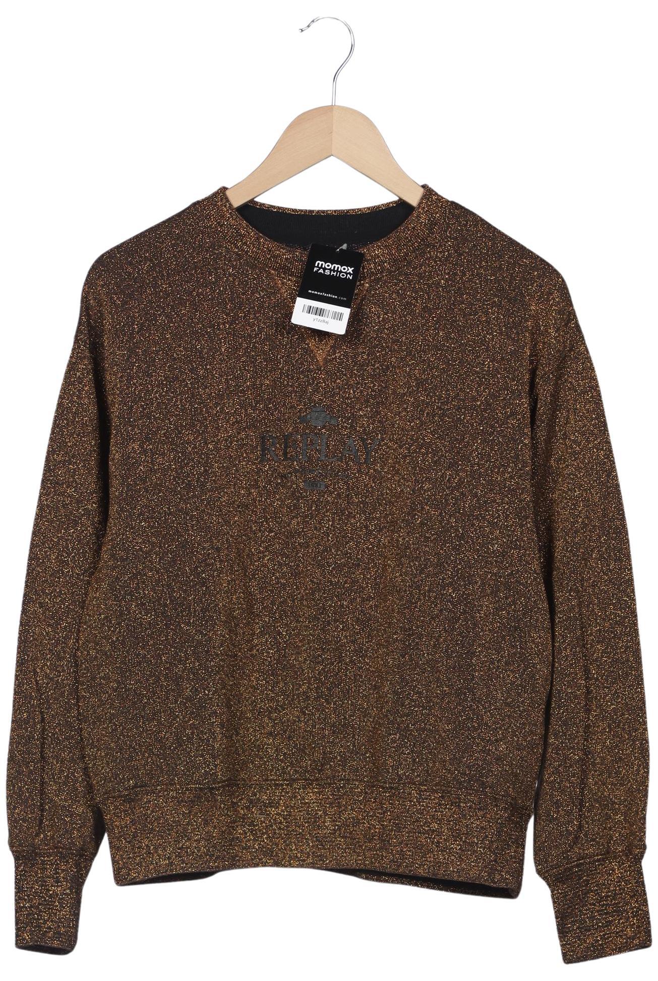 Thumbnail - Replay Damen Sweatshirt, gold, Gr. 34