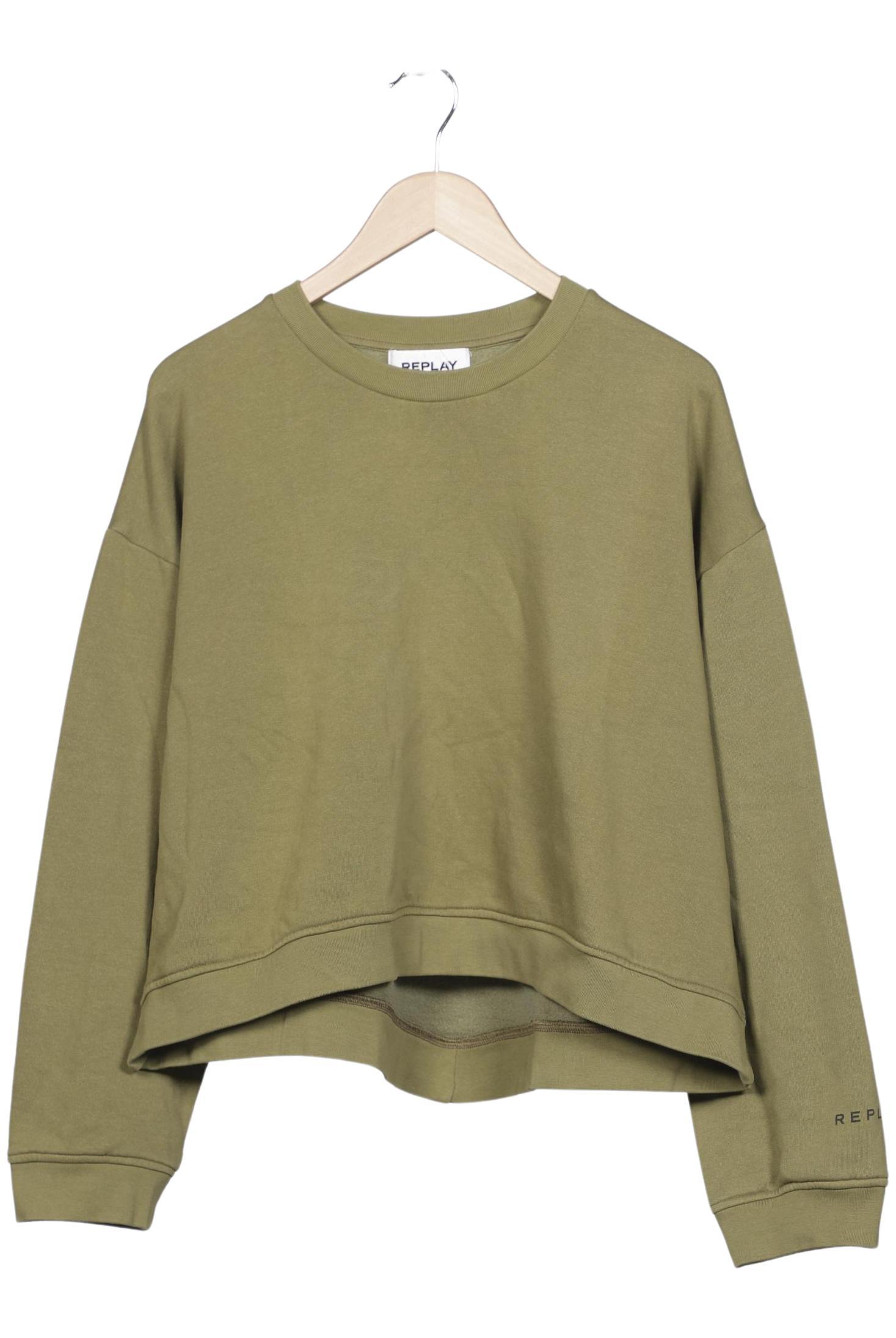 

Replay Damen Sweatshirt, grün, Gr. 44