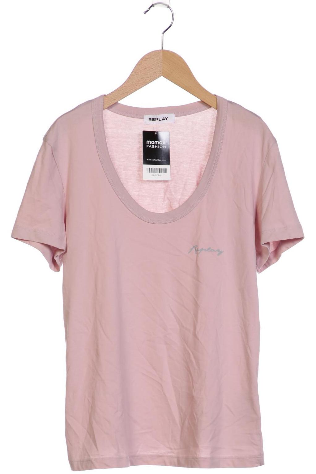 

Replay Damen T-Shirt, pink, Gr. 36
