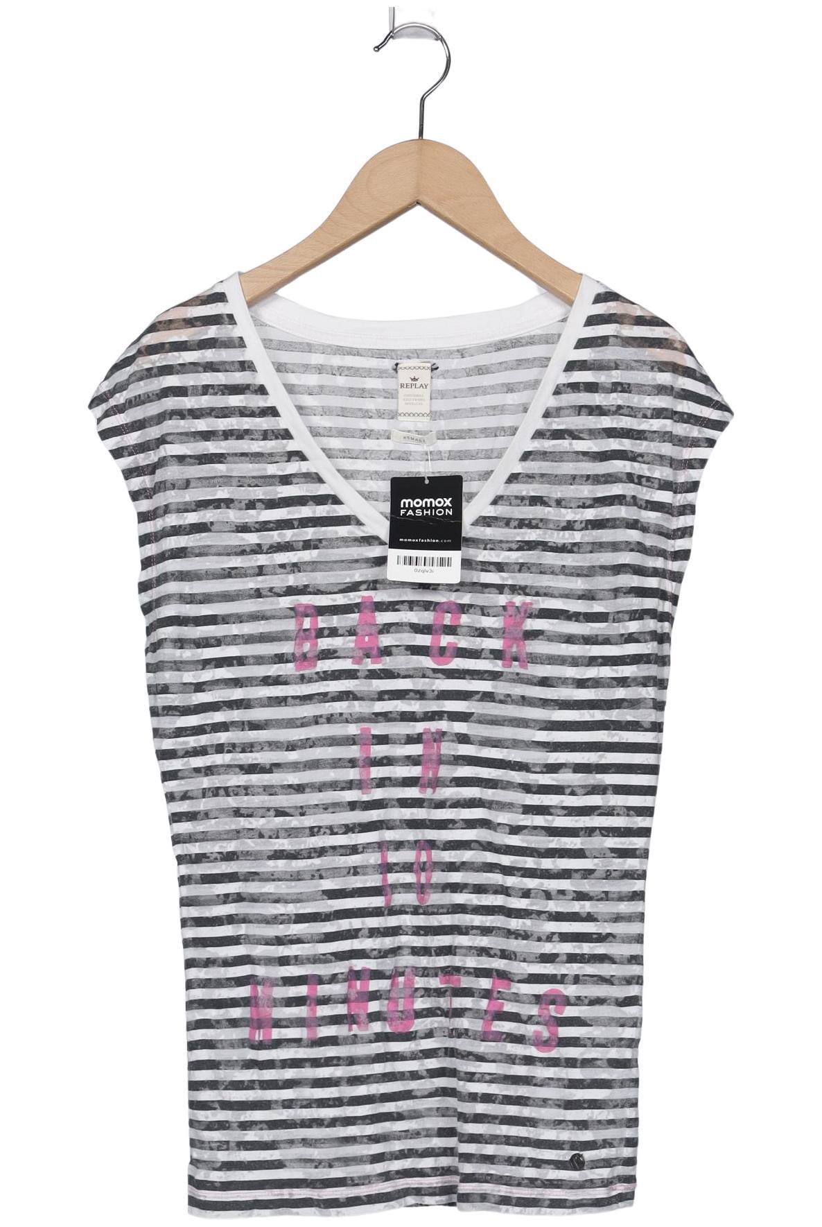 

Replay Damen T-Shirt, grau, Gr. 34