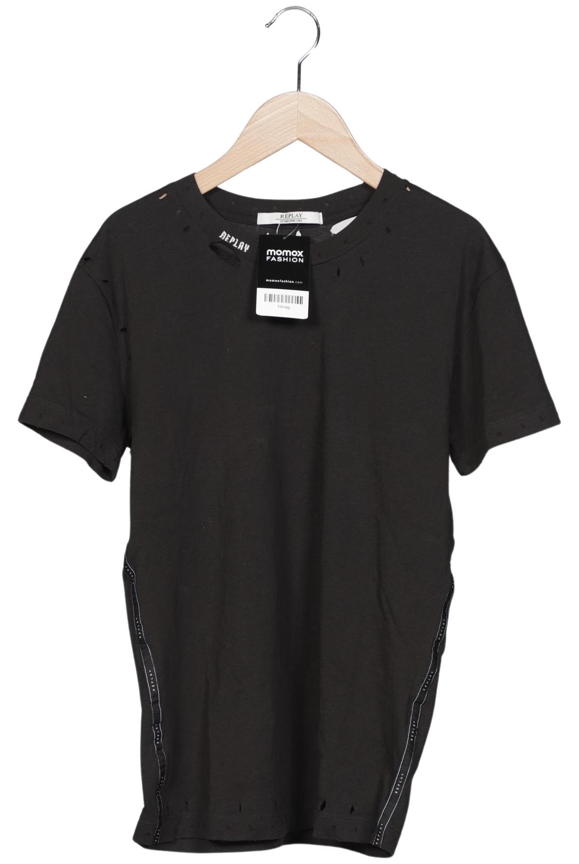 

Replay Damen T-Shirt, schwarz, Gr. 34