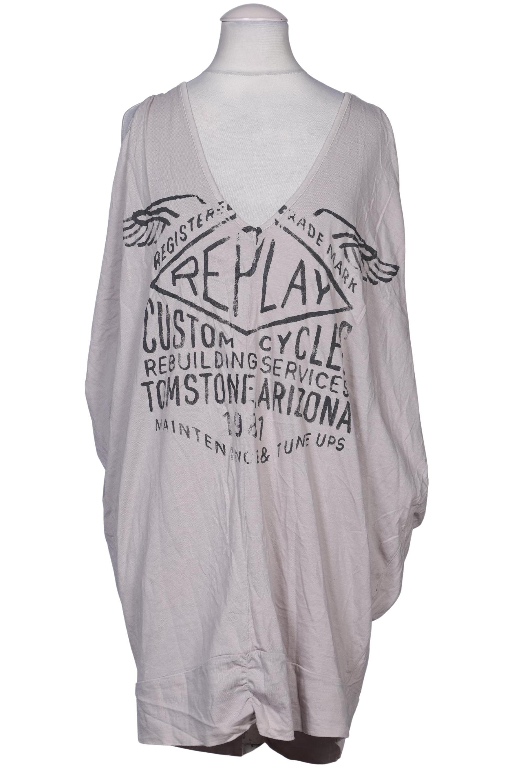 

Replay Damen T-Shirt, beige, Gr. 34