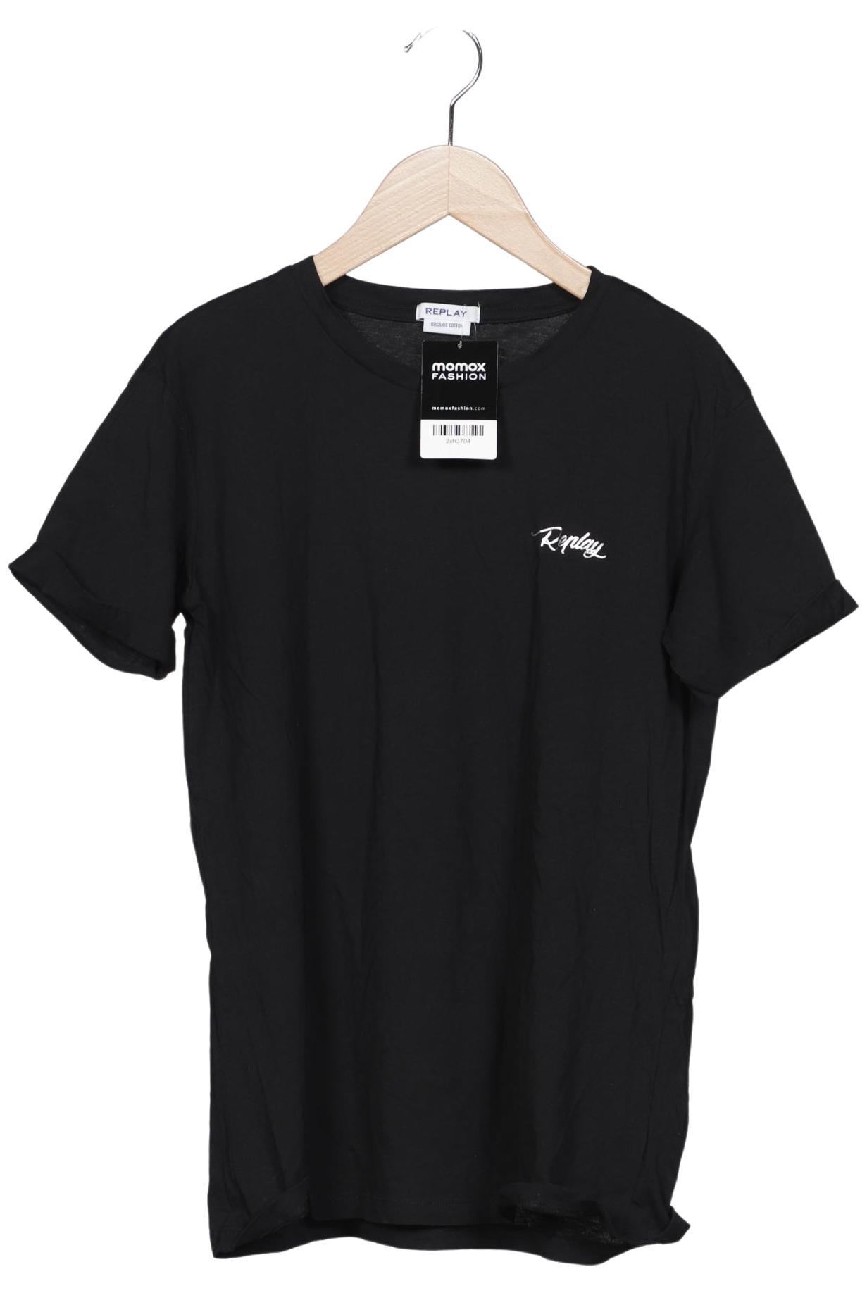 

Replay Damen T-Shirt, schwarz, Gr. 38