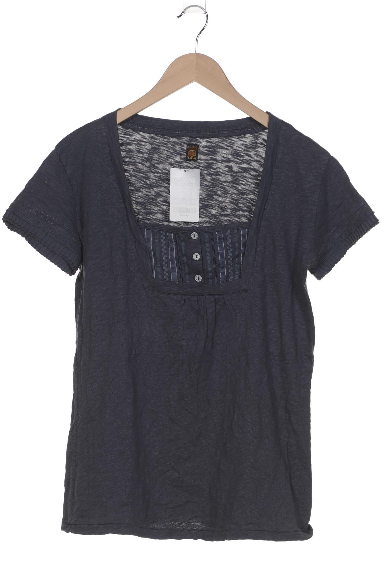 

Replay Damen T-Shirt, marineblau, Gr. 42
