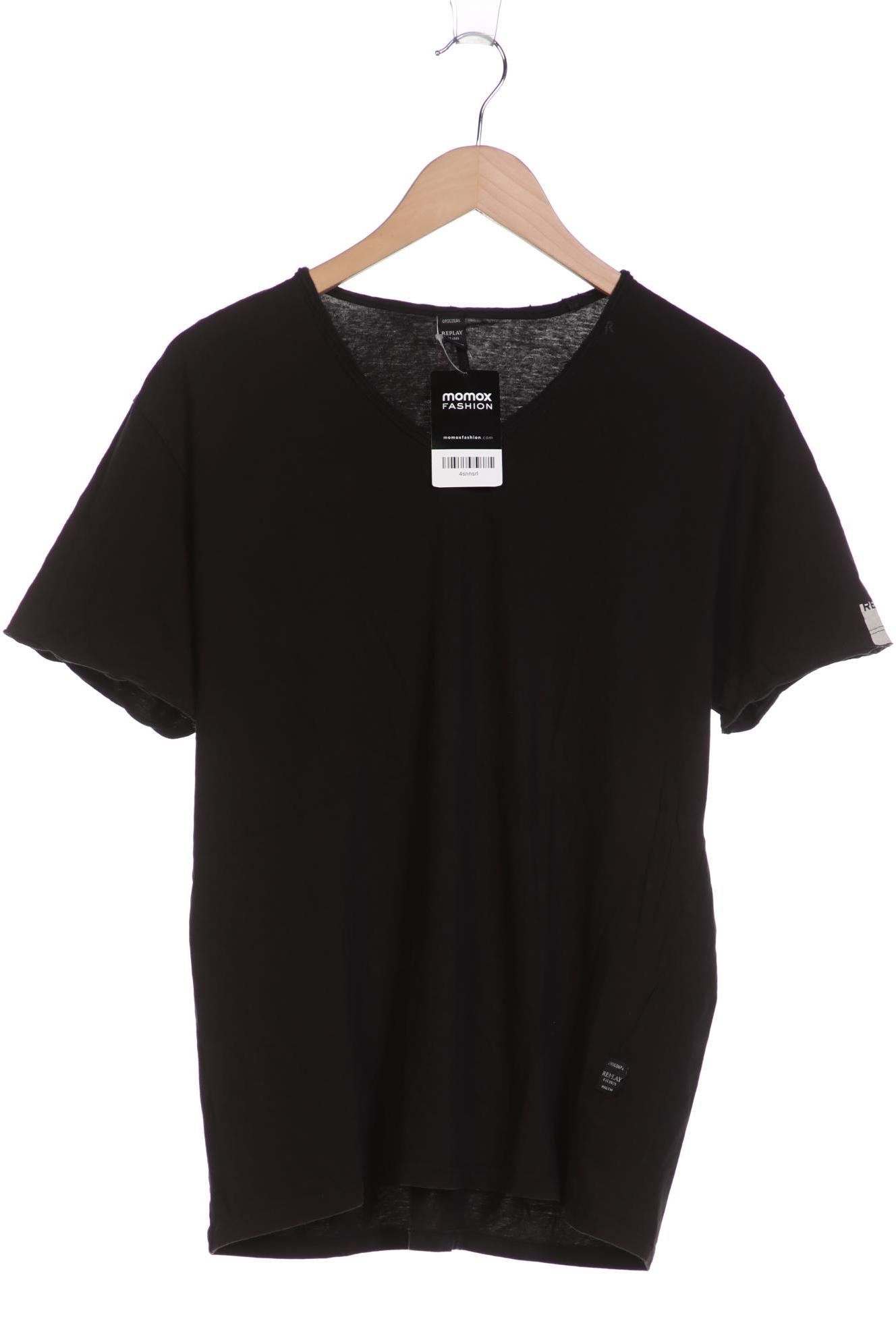 

Replay Damen T-Shirt, schwarz, Gr. 42
