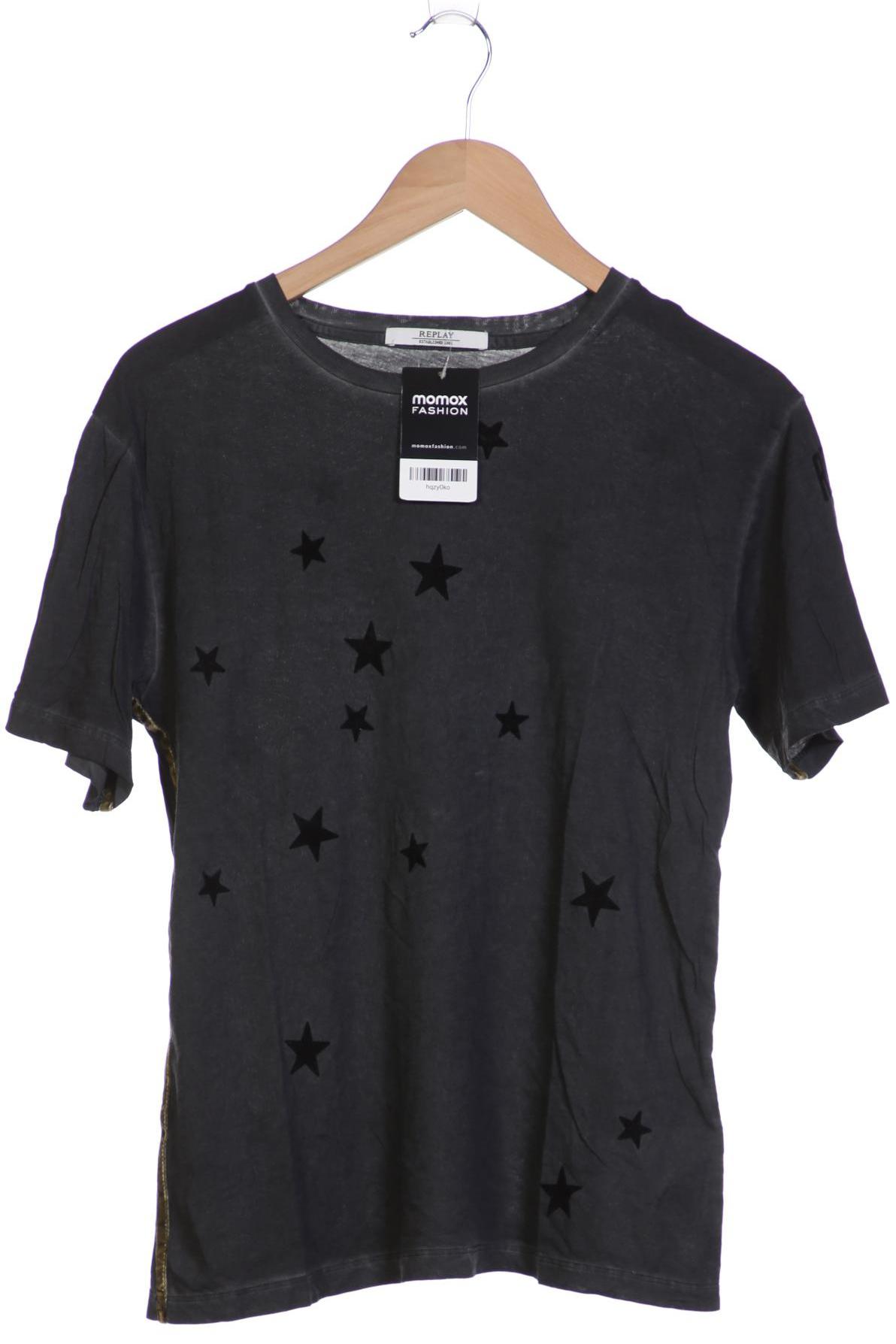 

Replay Damen T-Shirt, grau, Gr. 36