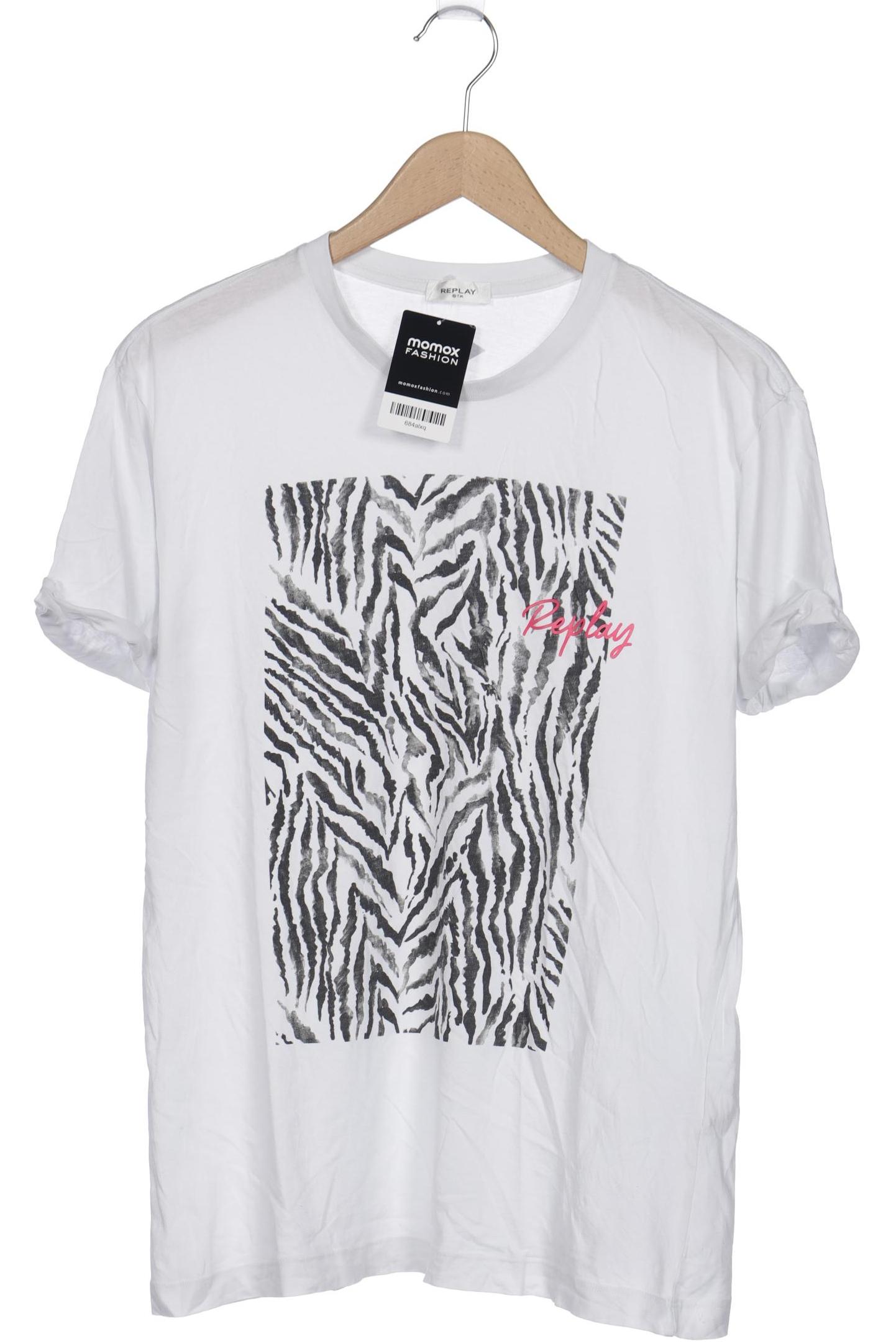 

Replay Damen T-Shirt, weiß