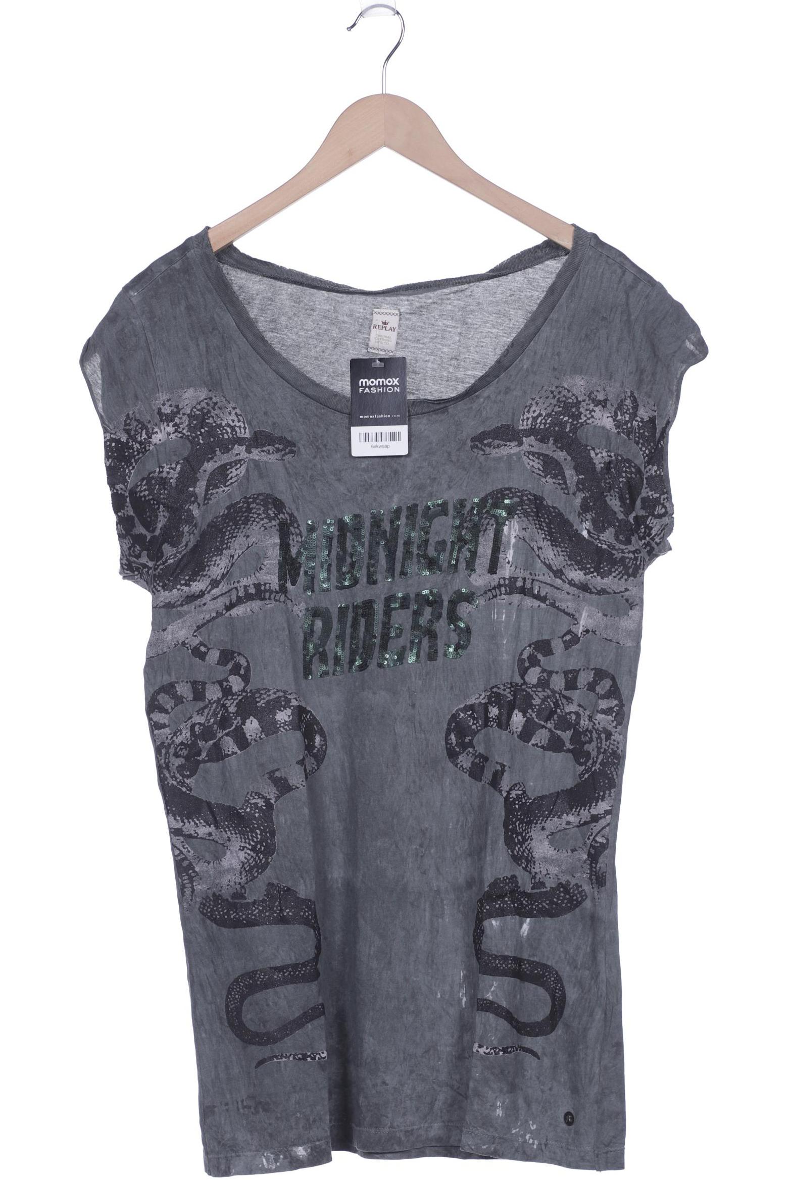 

Replay Damen T-Shirt, grau