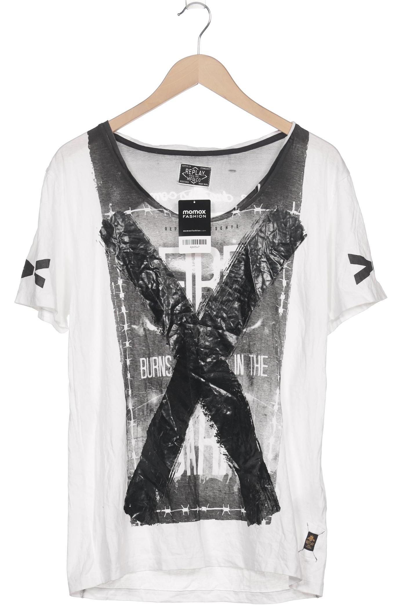 Thumbnail - Replay Damen T-Shirt, weiß, Gr. 42
