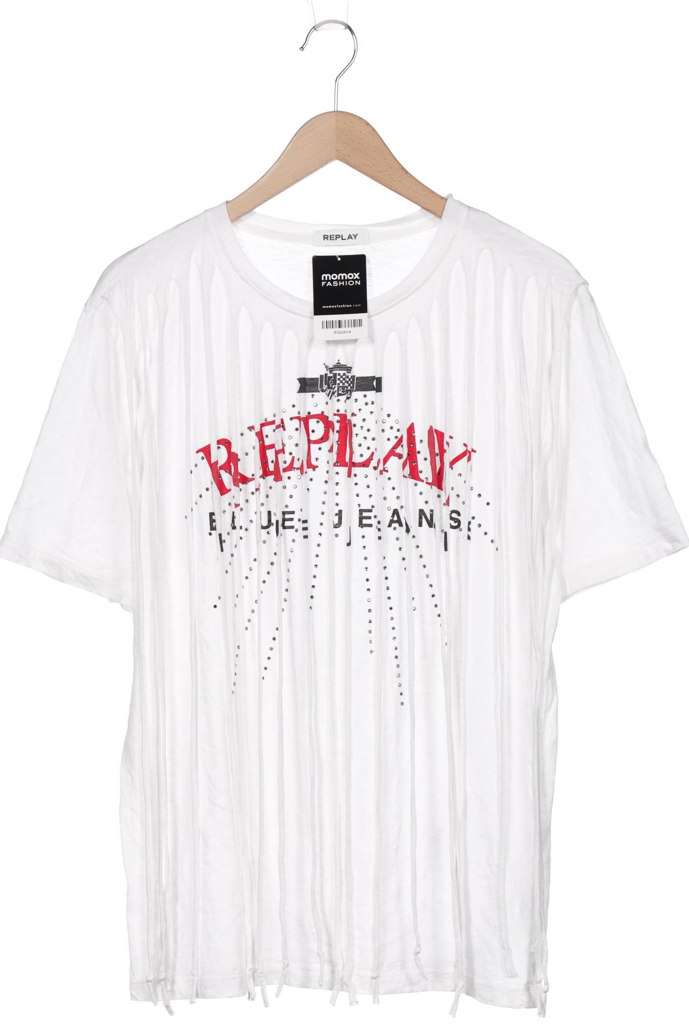 

Replay Damen T-Shirt, weiß