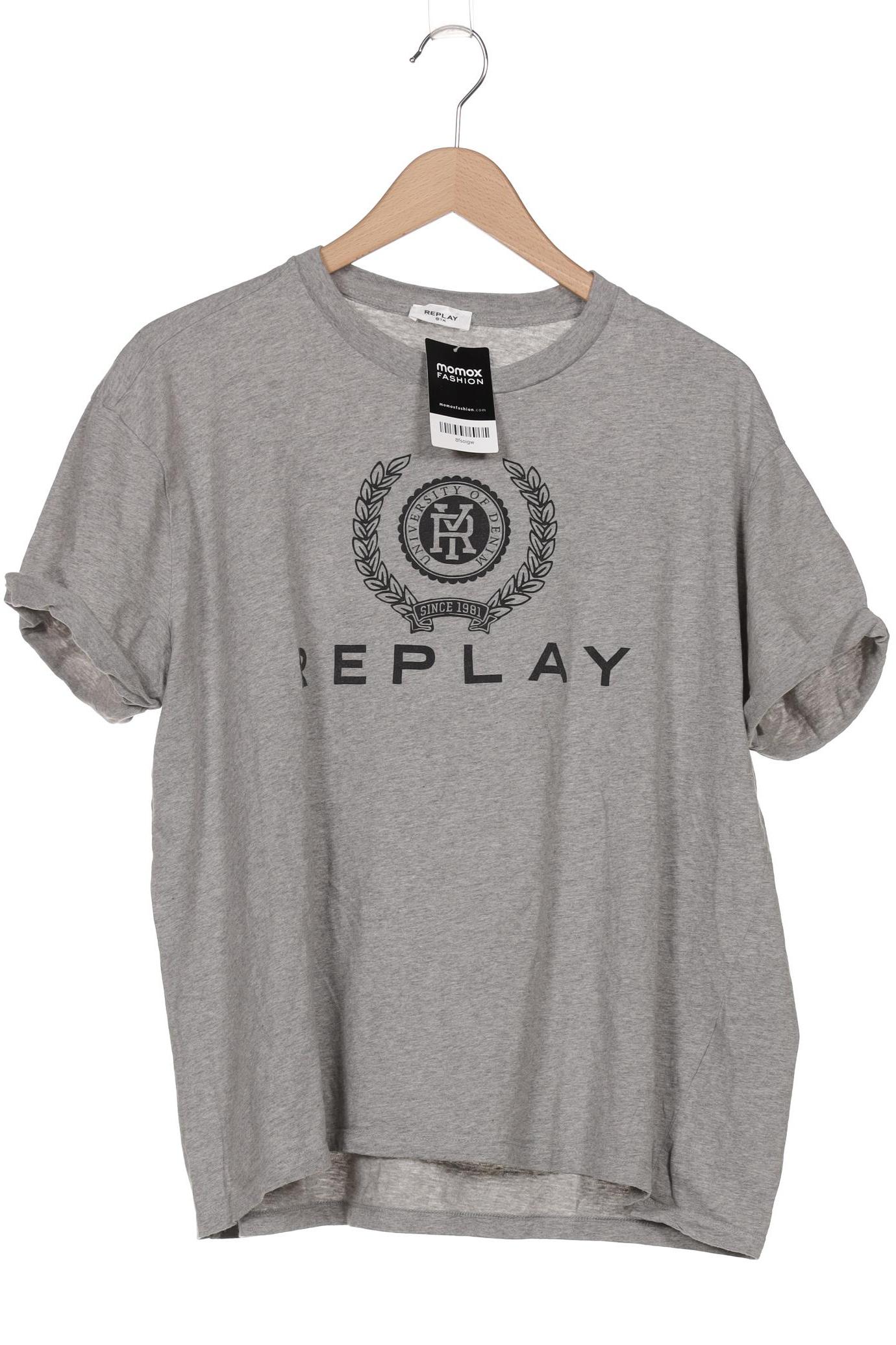 

Replay Damen T-Shirt, grau, Gr. 46
