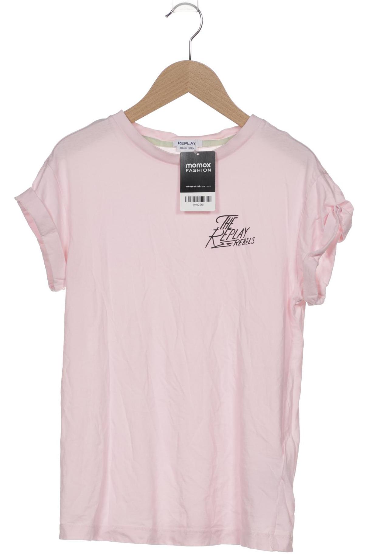 

Replay Damen T-Shirt, pink, Gr. 32