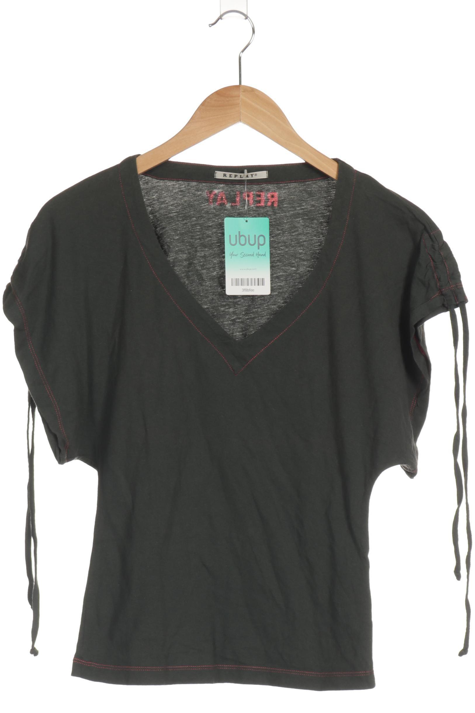 

Replay Damen T-Shirt, grau, Gr.