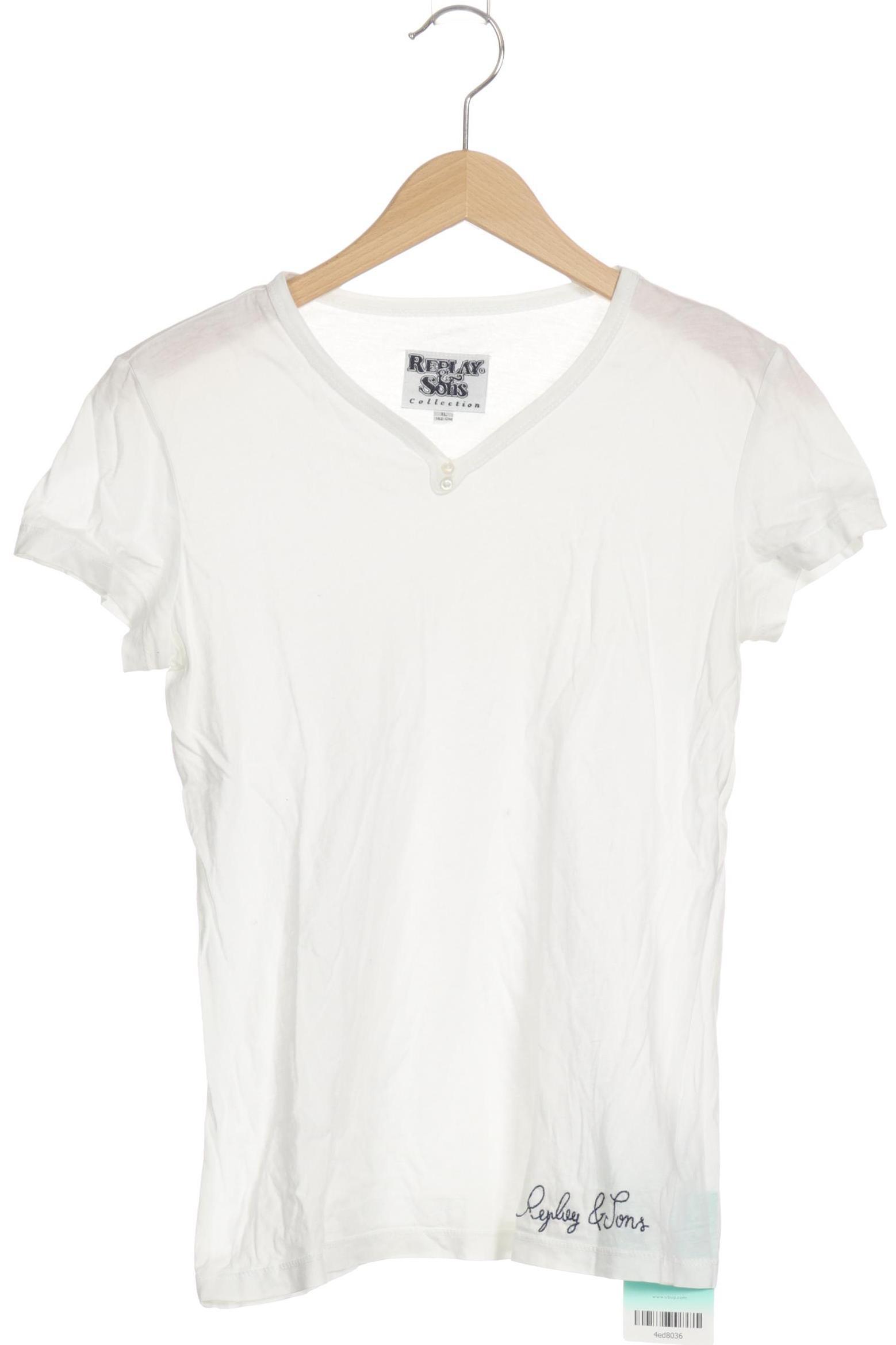 

Replay Damen T-Shirt, weiß, Gr.