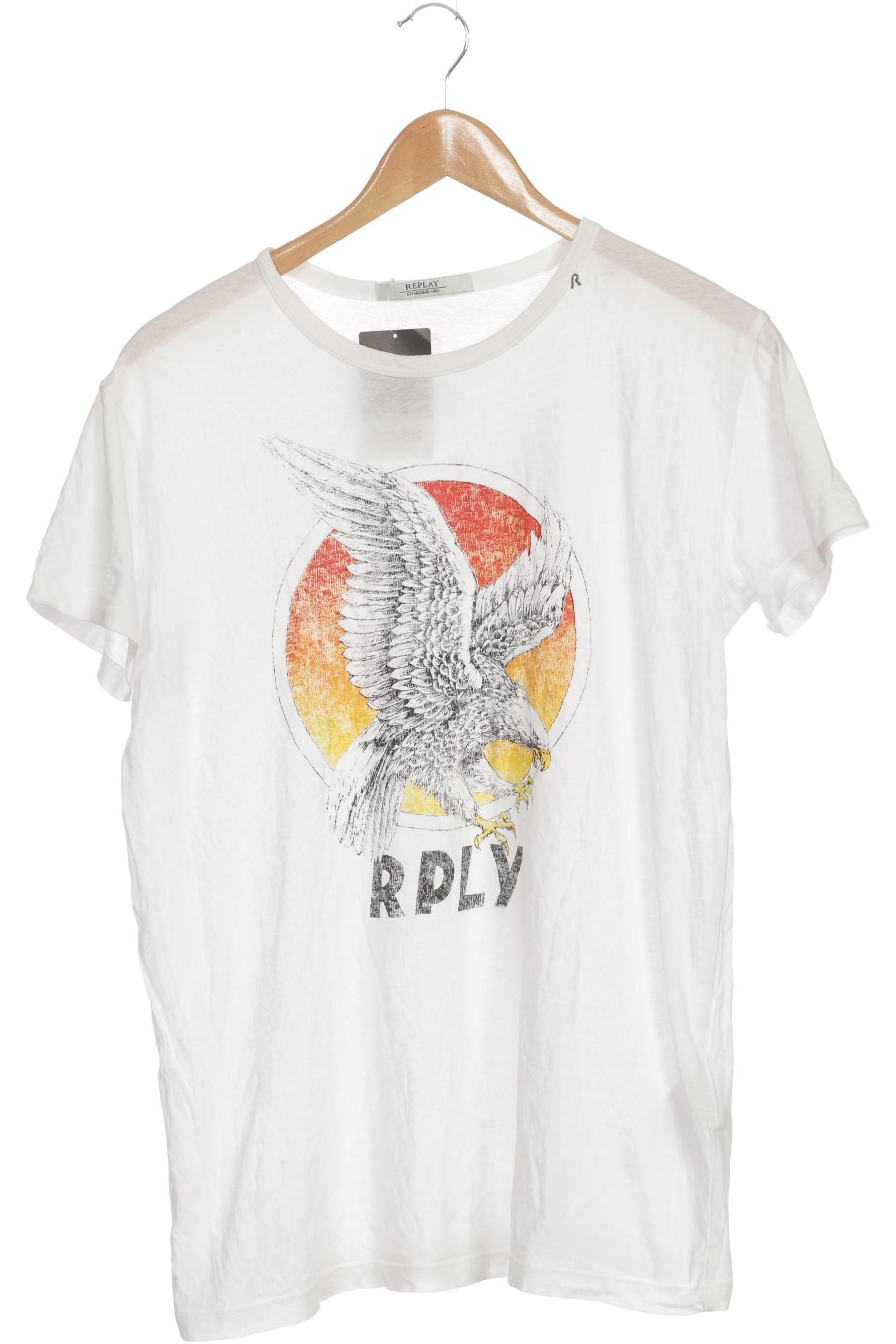 

Replay Damen T-Shirt, weiß, Gr.