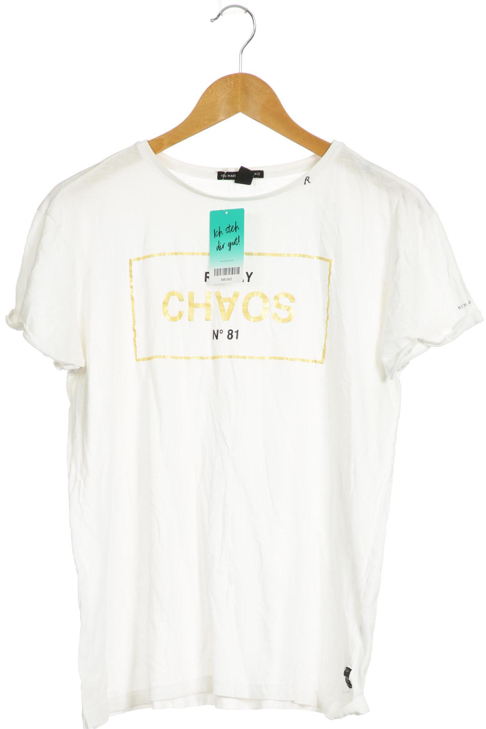 

Replay Damen T-Shirt, weiß, Gr.