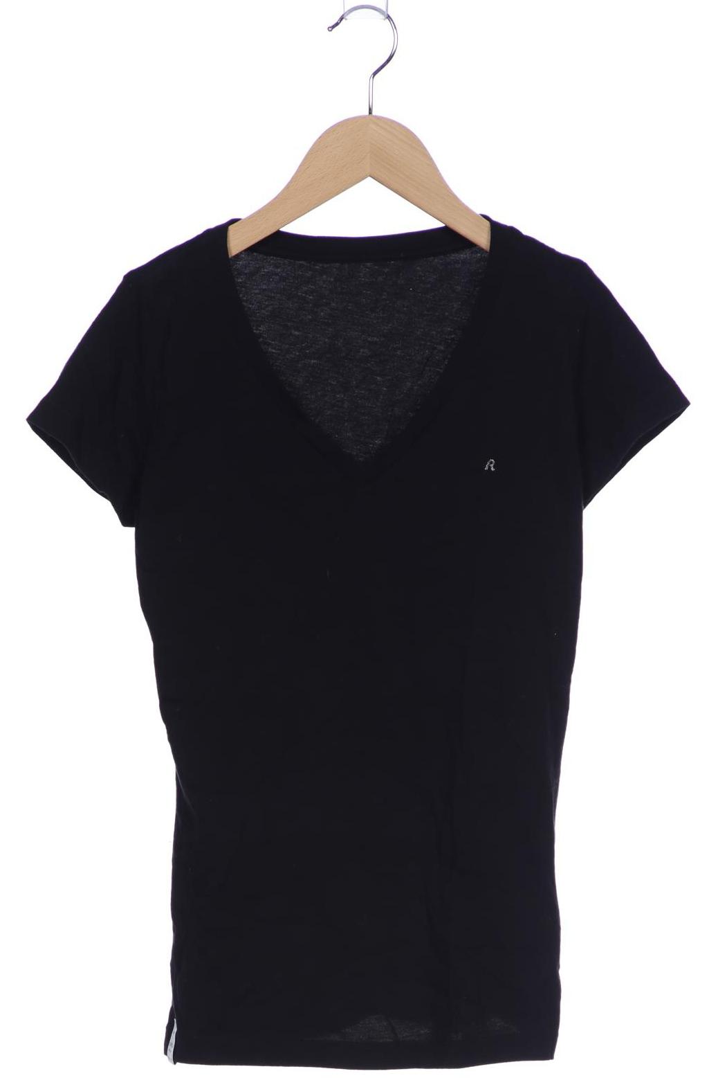 

Replay Damen T-Shirt, schwarz, Gr. 36