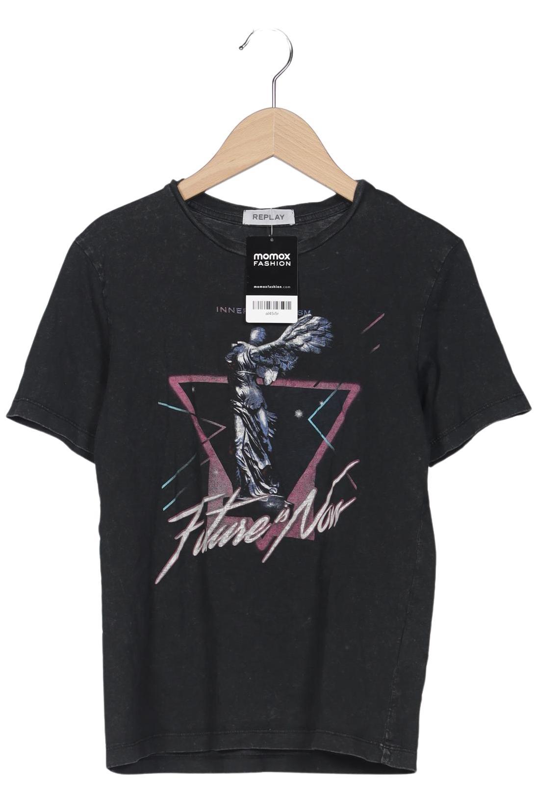 

Replay Damen T-Shirt, grau, Gr. 34