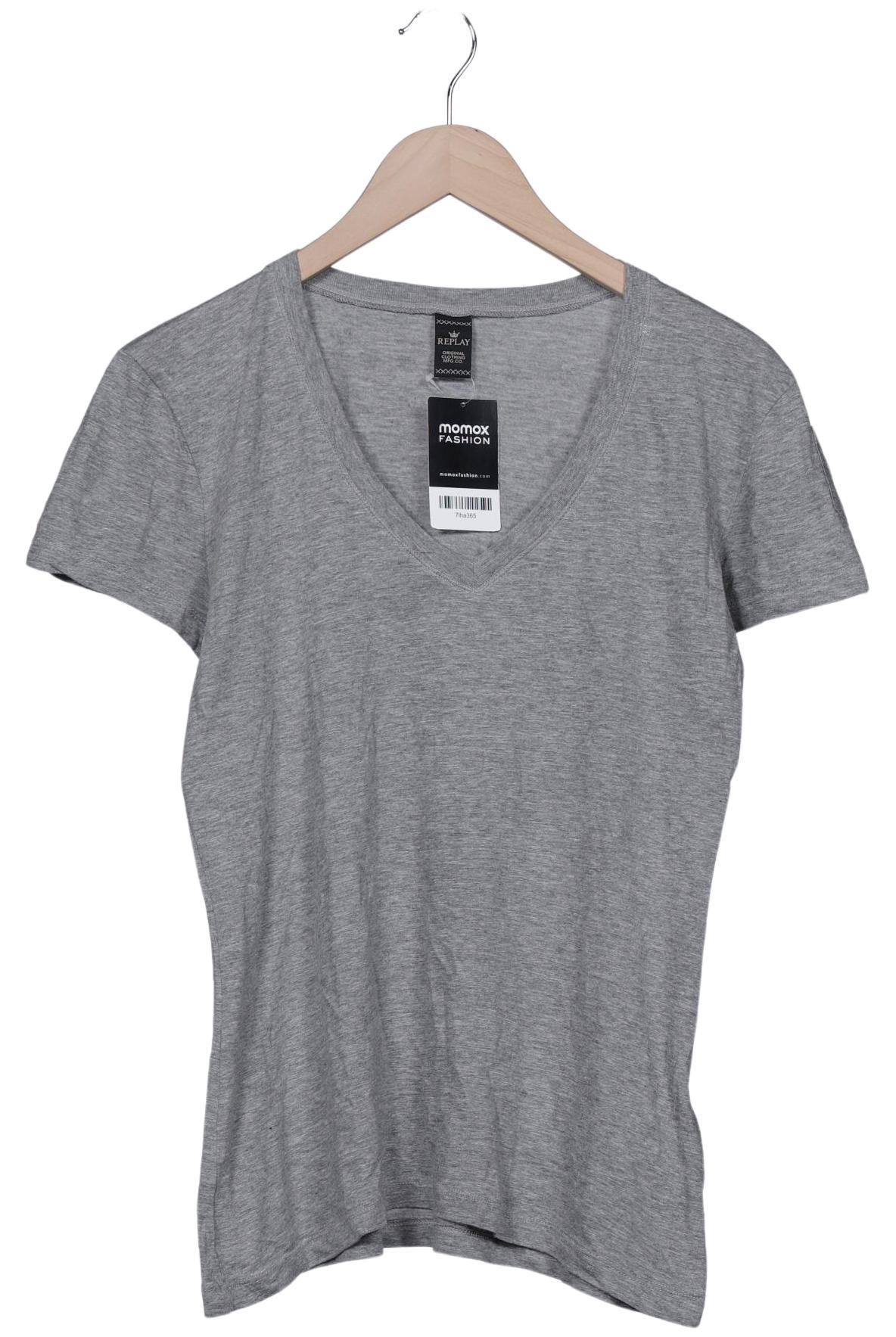

Replay Damen T-Shirt, grau, Gr. 38