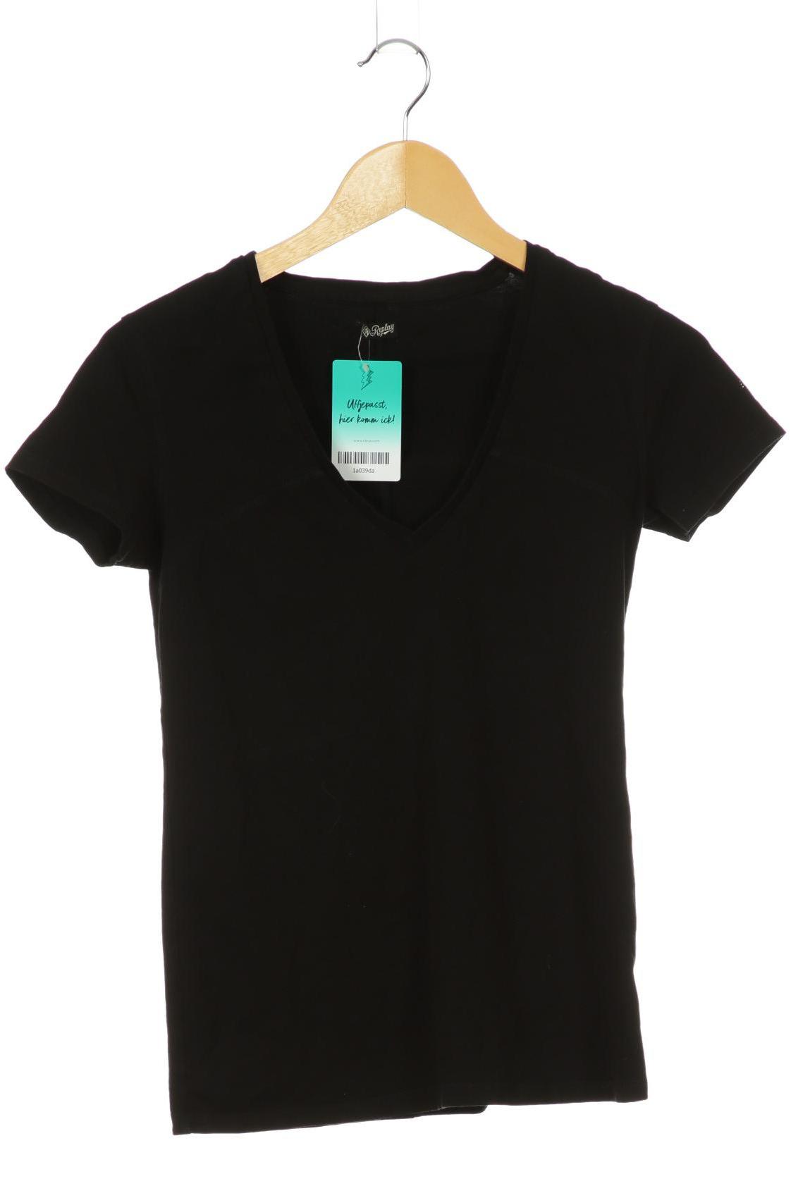 

Replay Damen T-Shirt, schwarz, Gr. 38