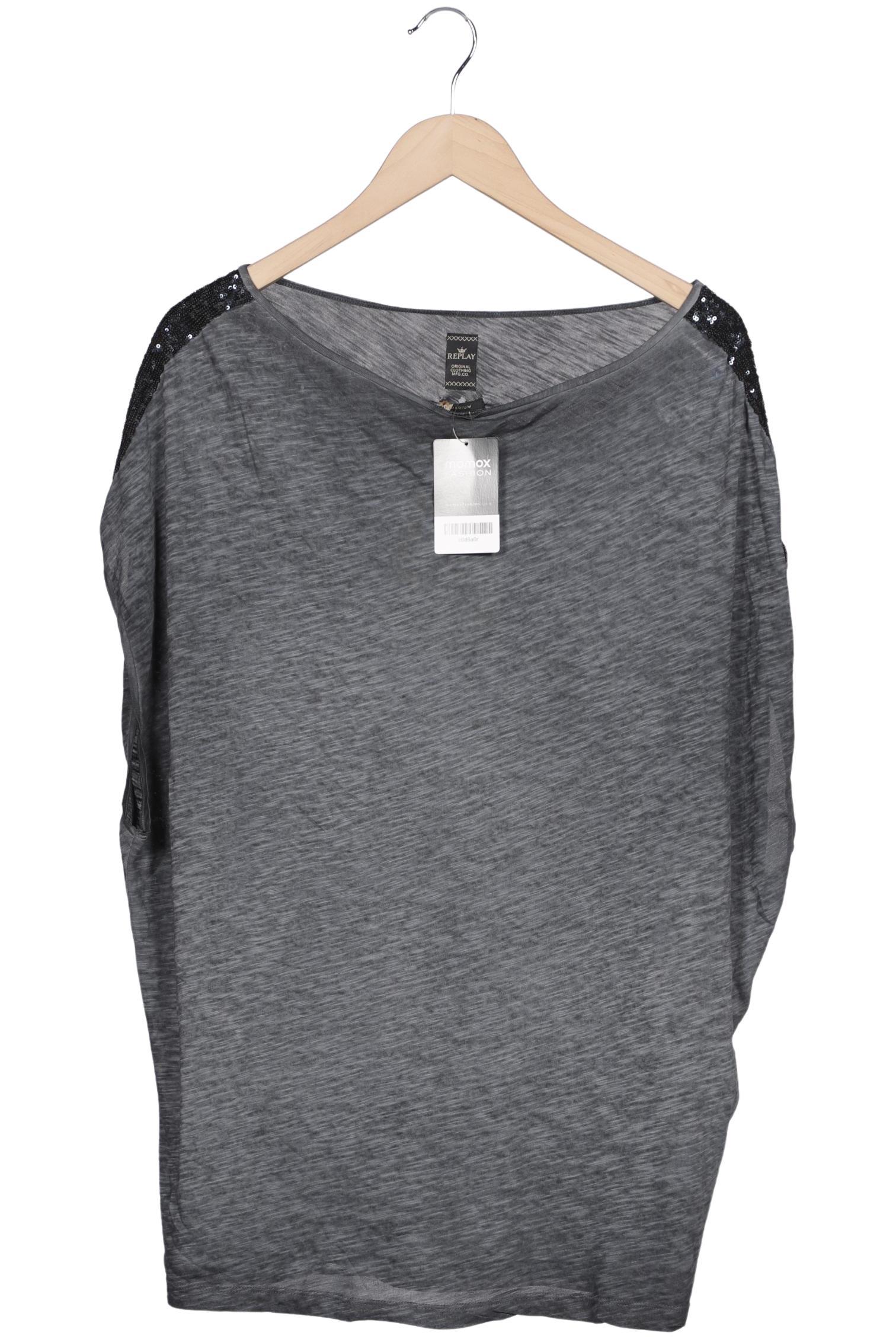 

Replay Damen T-Shirt, grau, Gr. 38