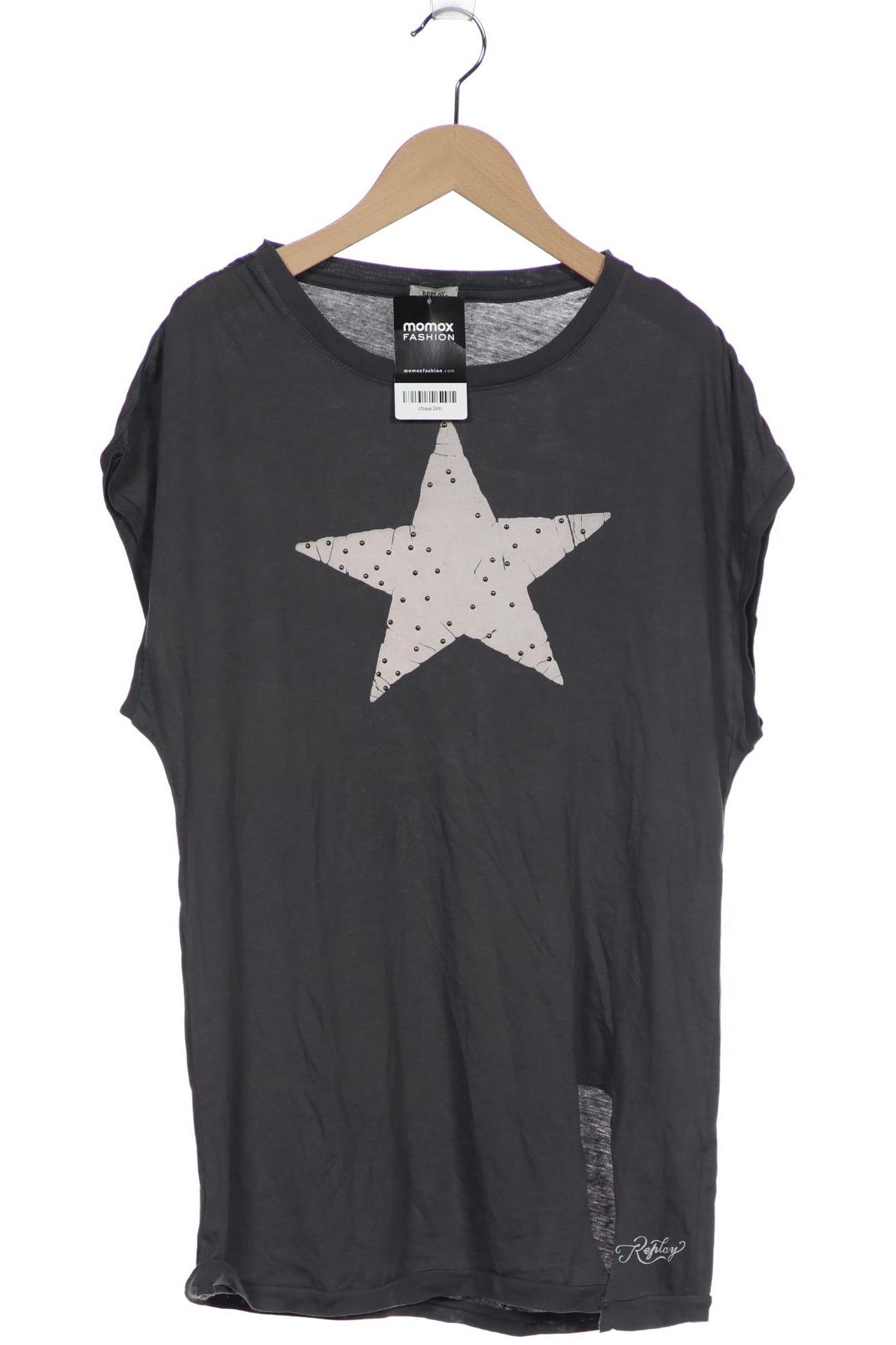 

Replay Damen T-Shirt, grau