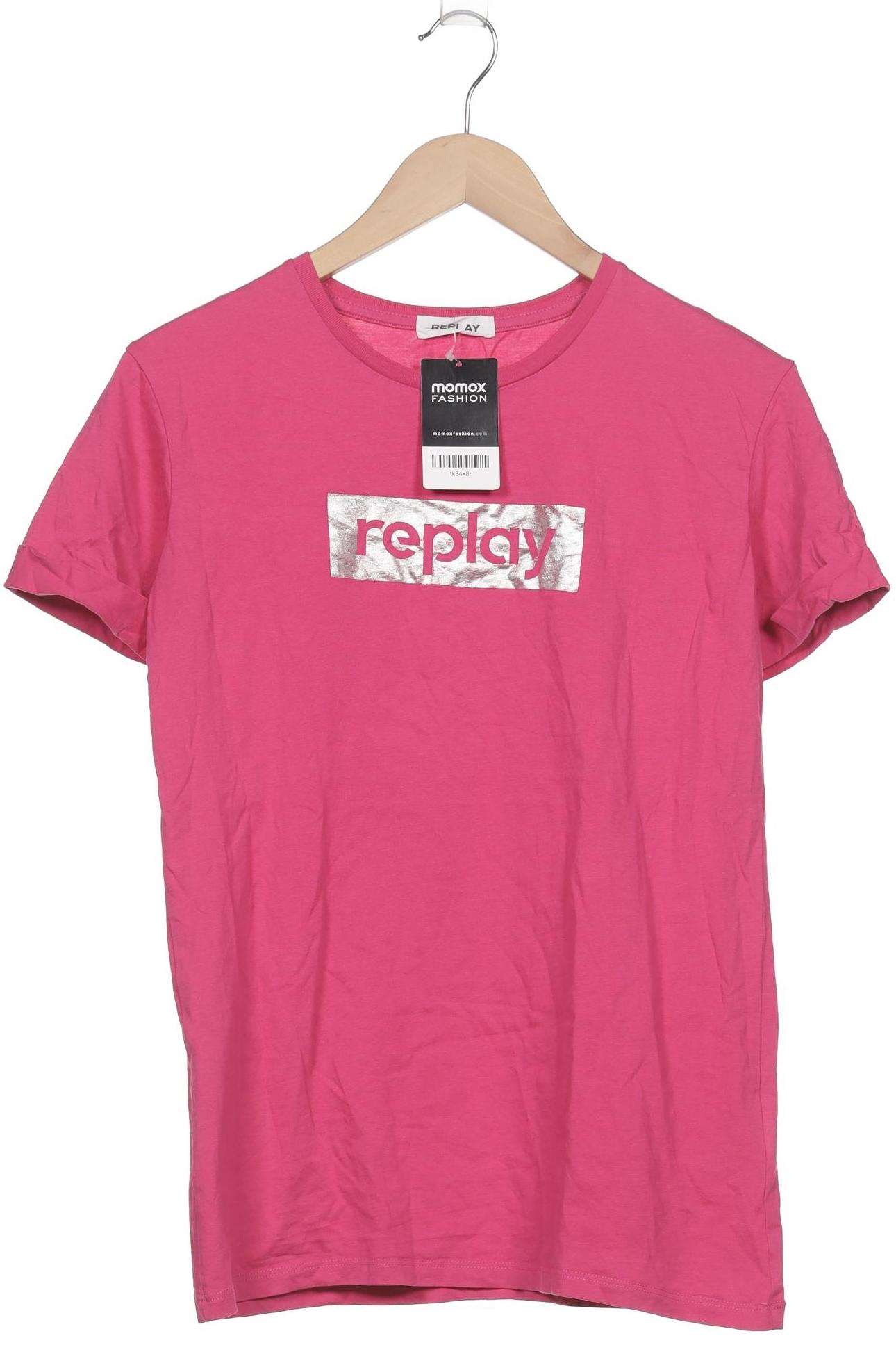 

Replay Damen T-Shirt, pink, Gr. 38