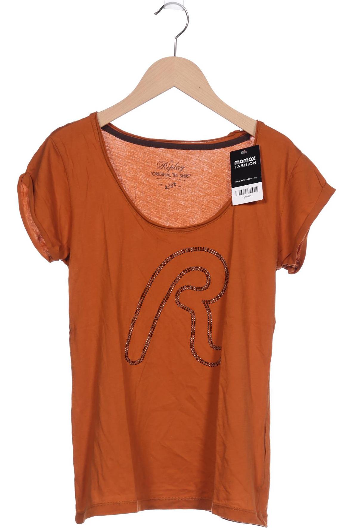 

Replay Damen T-Shirt, braun