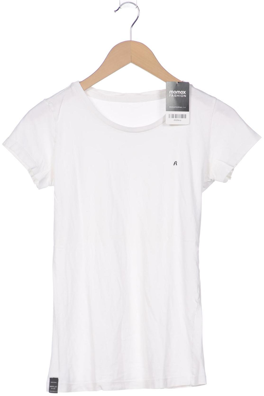

Replay Damen T-Shirt, weiß