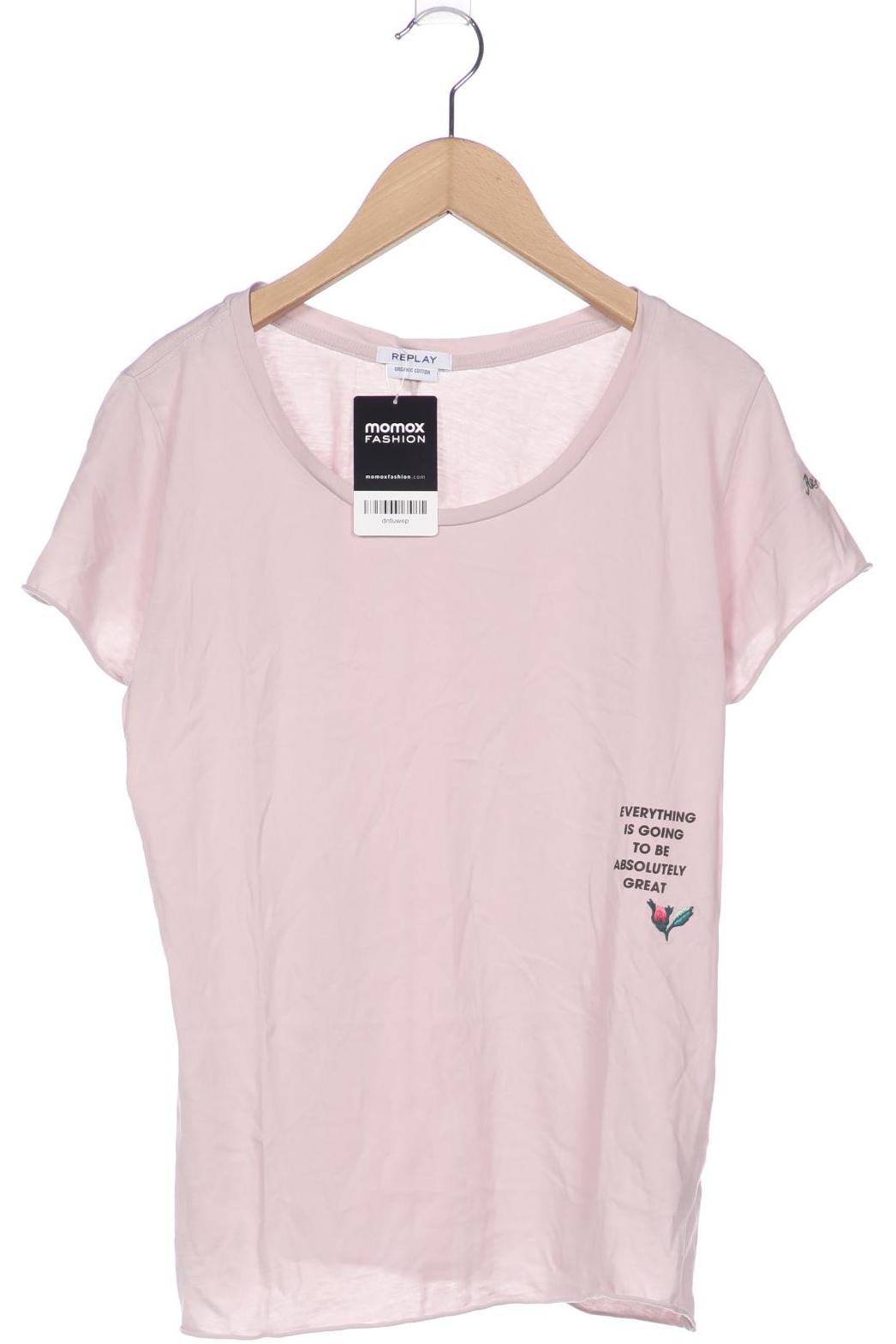 

Replay Damen T-Shirt, pink, Gr. 36