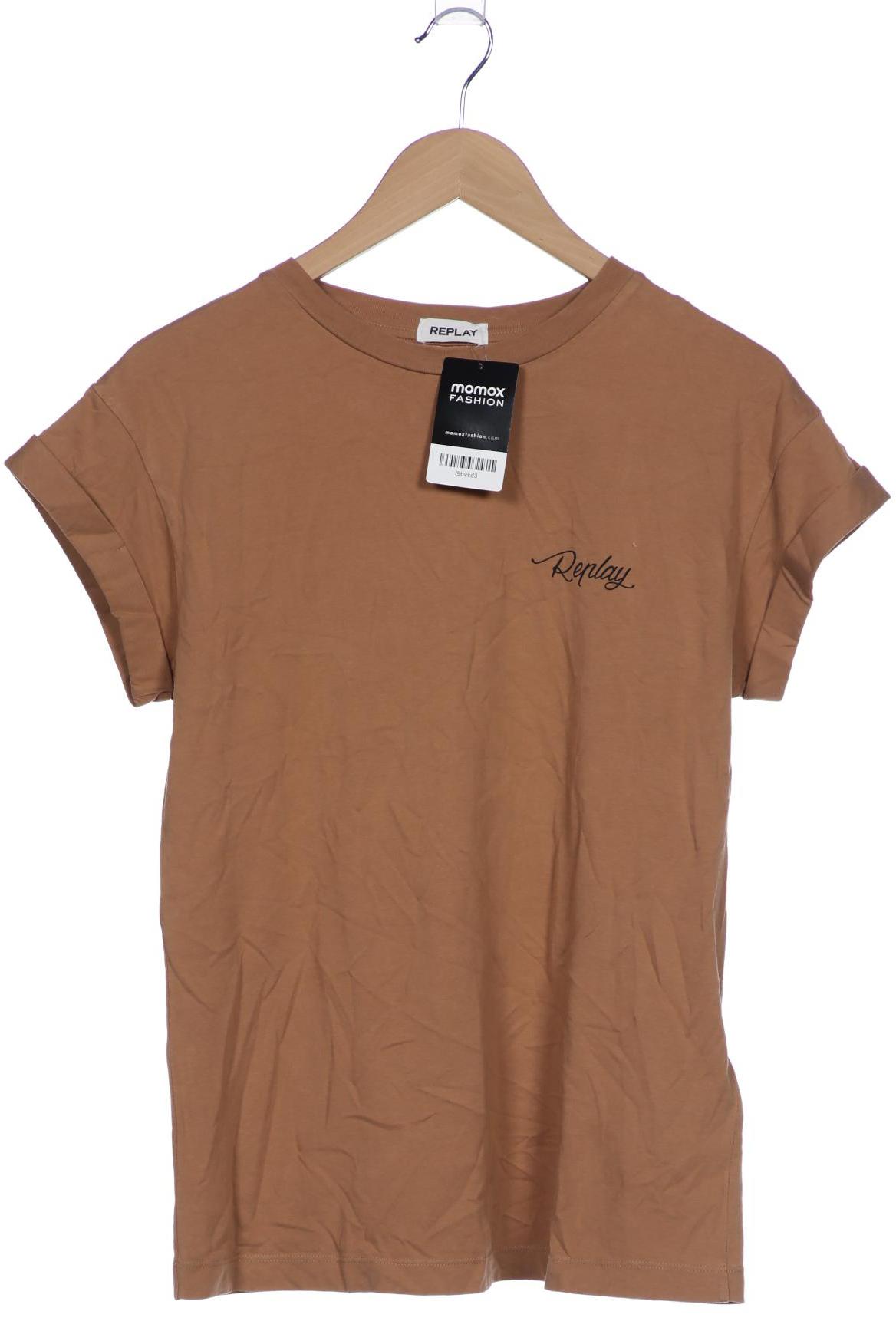 

Replay Damen T-Shirt, beige, Gr. 36