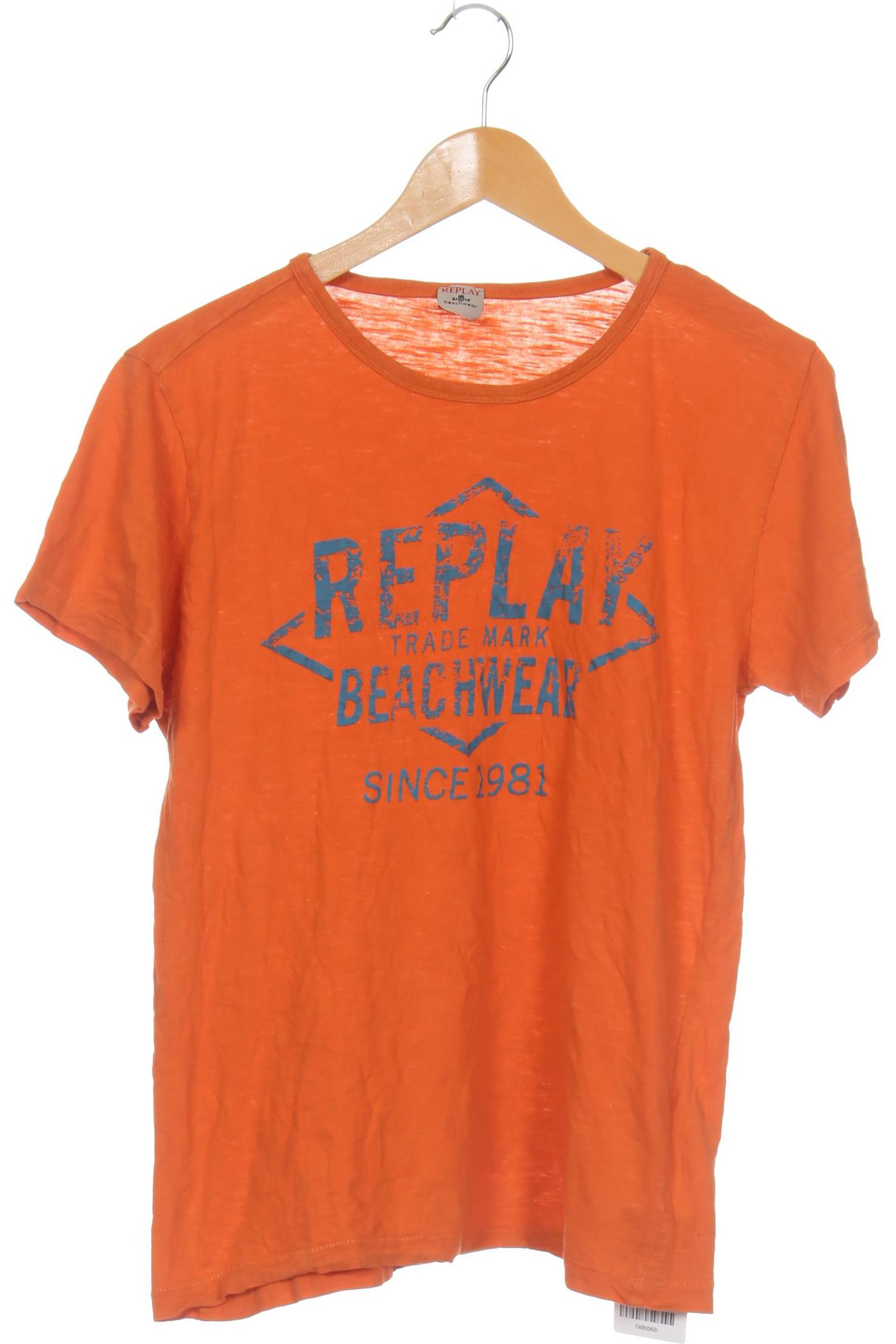 

Replay Damen T-Shirt, orange, Gr. 42