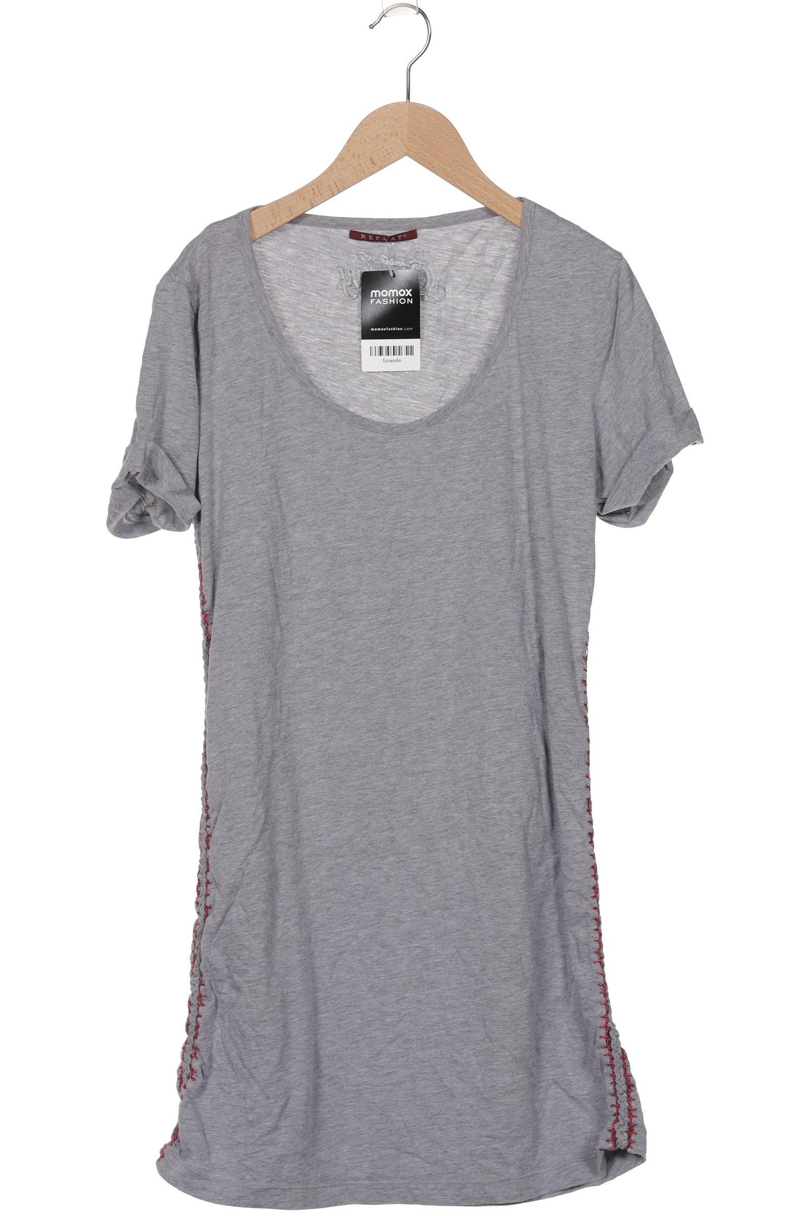 

Replay Damen T-Shirt, grau, Gr. 42