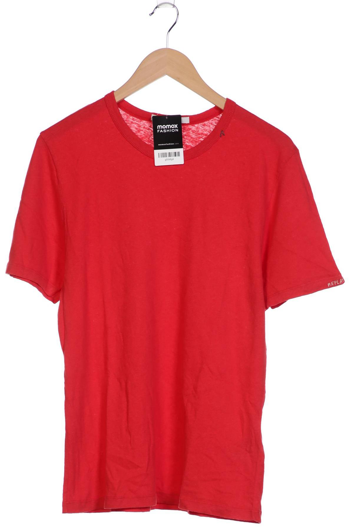 

Replay Damen T-Shirt, rot, Gr. 36