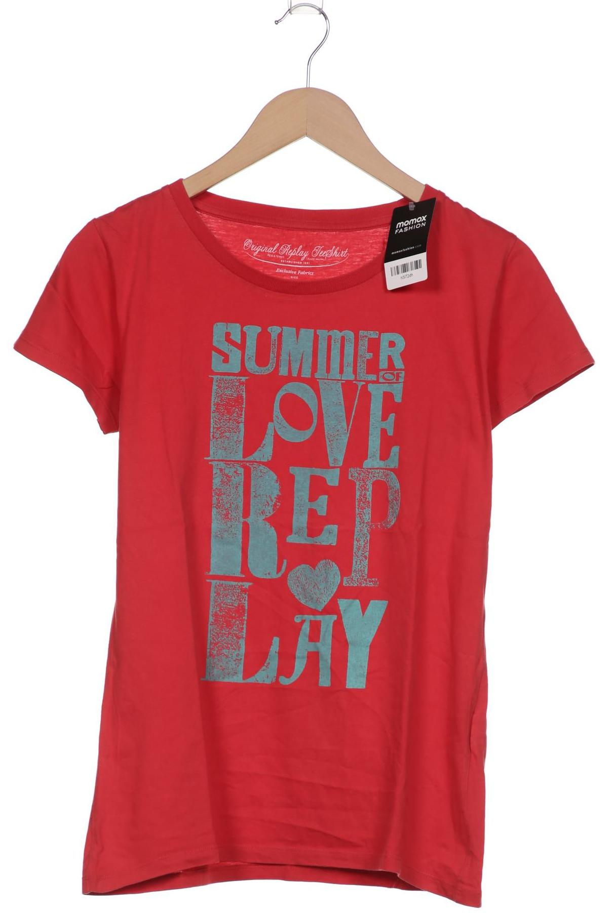 

Replay Damen T-Shirt, rot