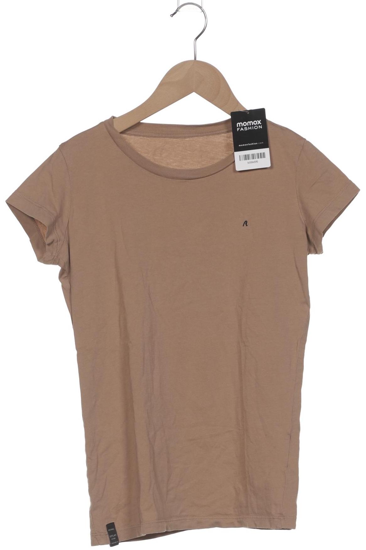 

Replay Damen T-Shirt, beige, Gr. 36